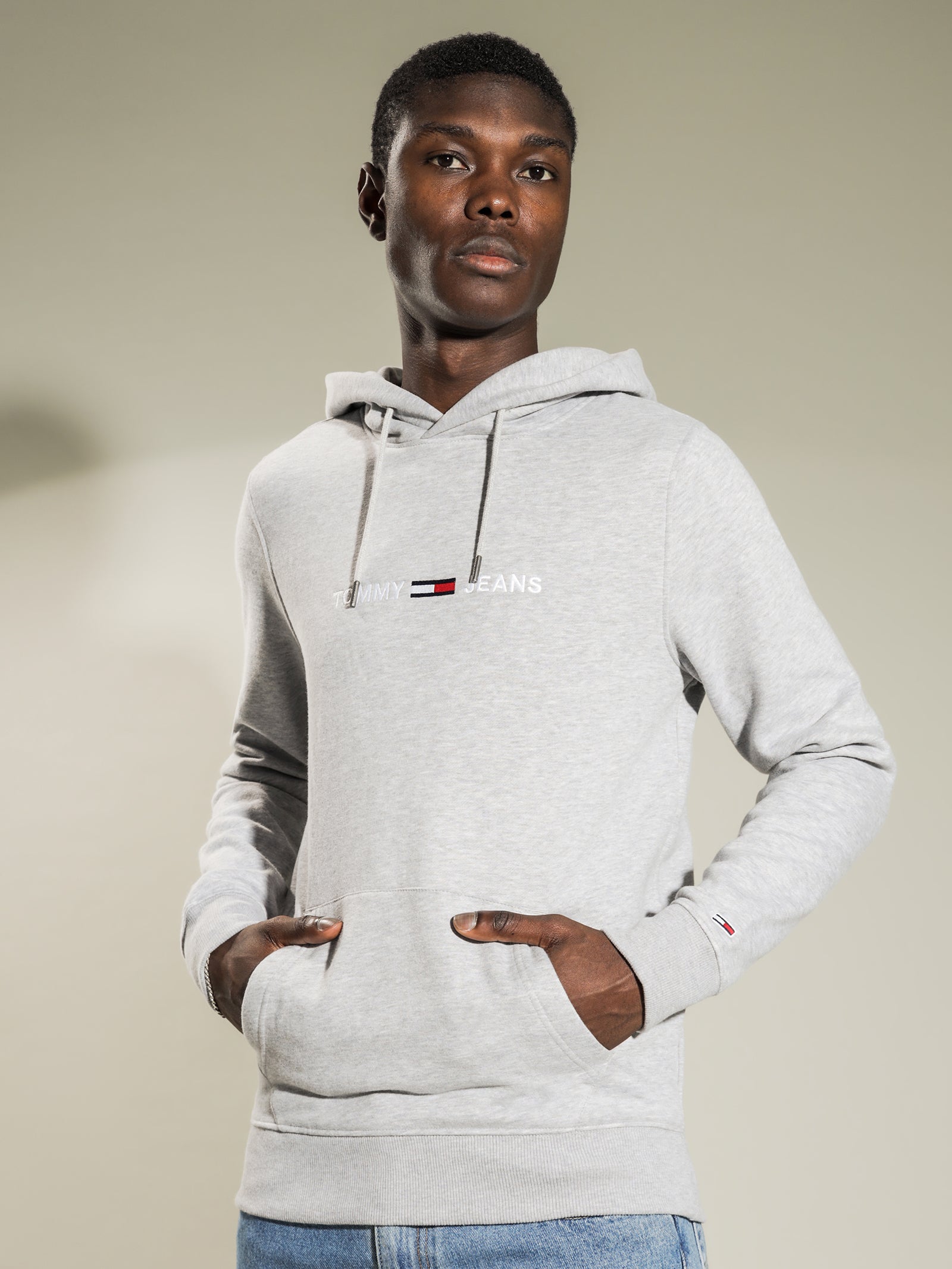 Straight Logo Hoodie