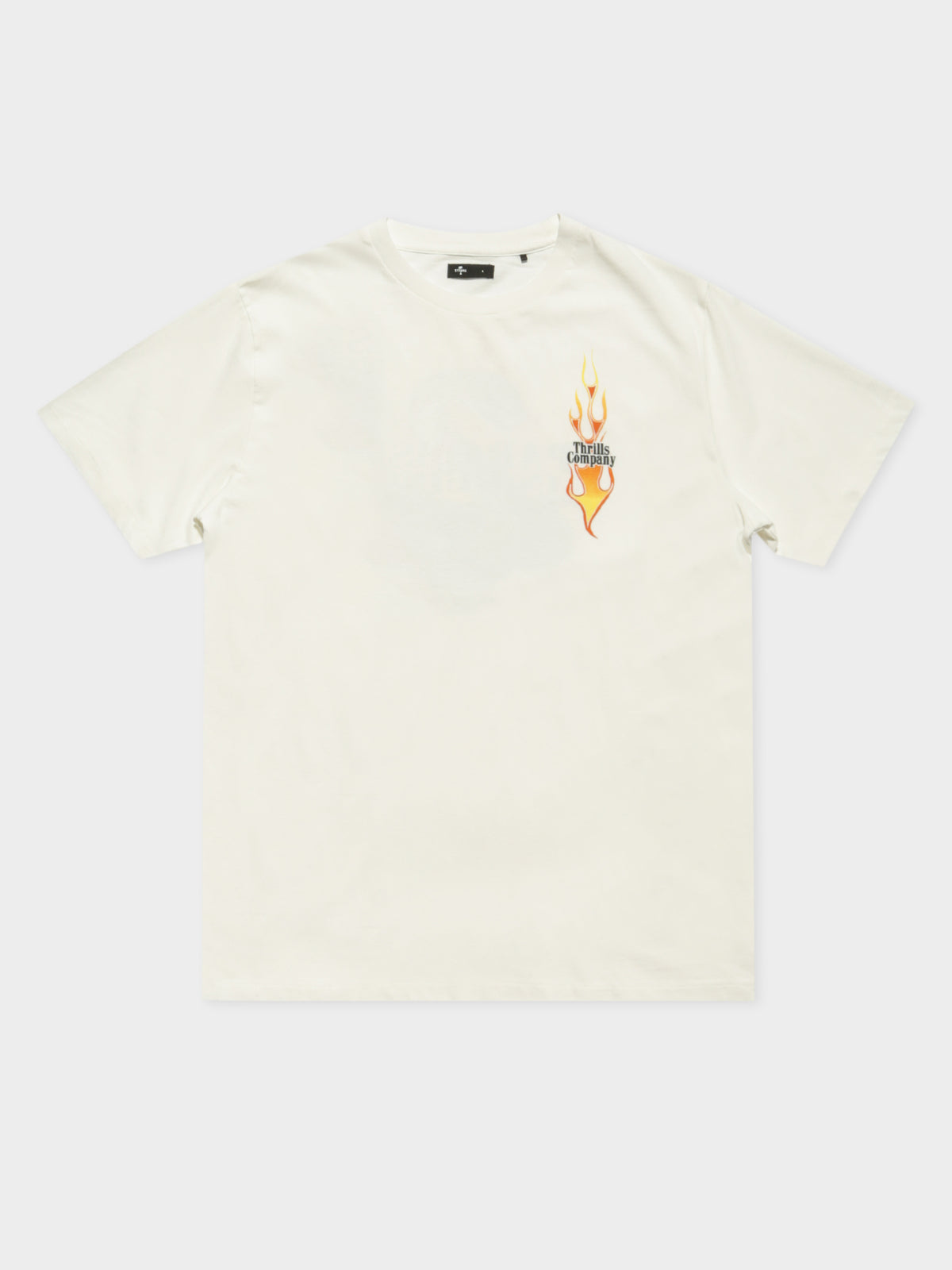 Power In Paradise Merch T-Shirt in Dirty White