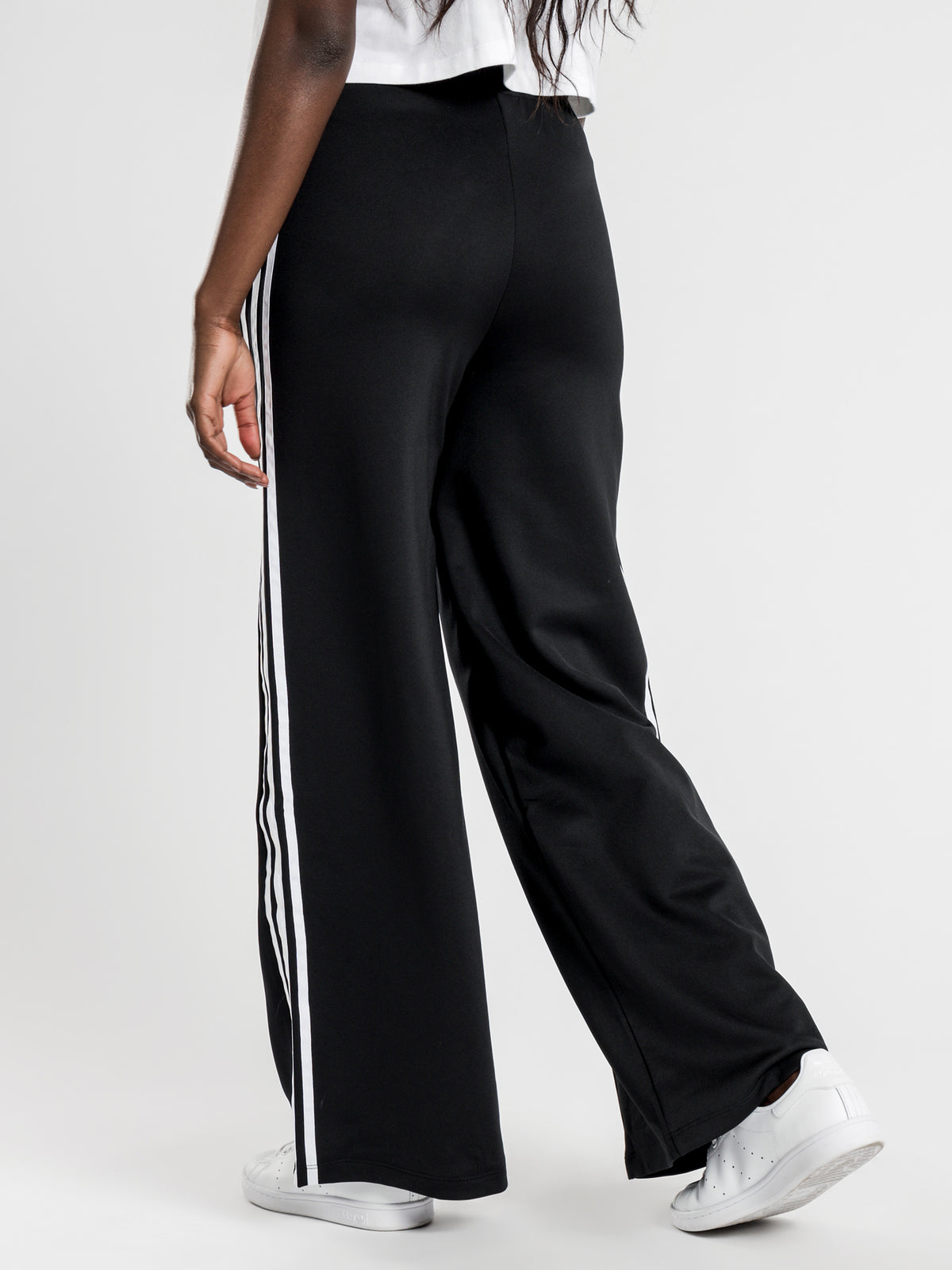 Primeblue Relaxed Wide Leg Pants in Black