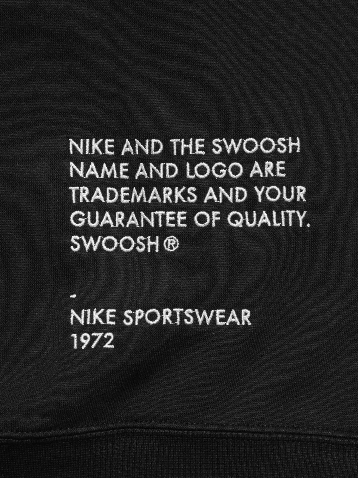 Sportswear Swoosh Hoodie in Black