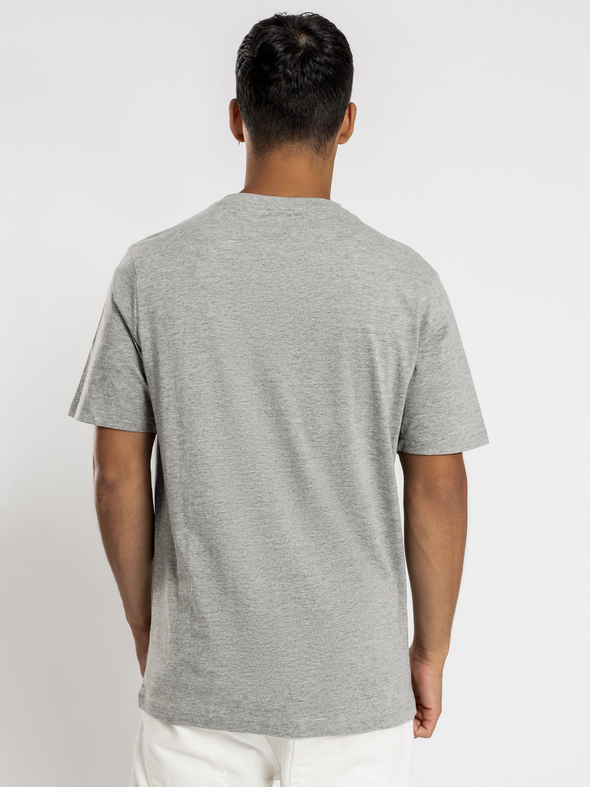 Logo Fleece Caferok T-Shirt in Grey