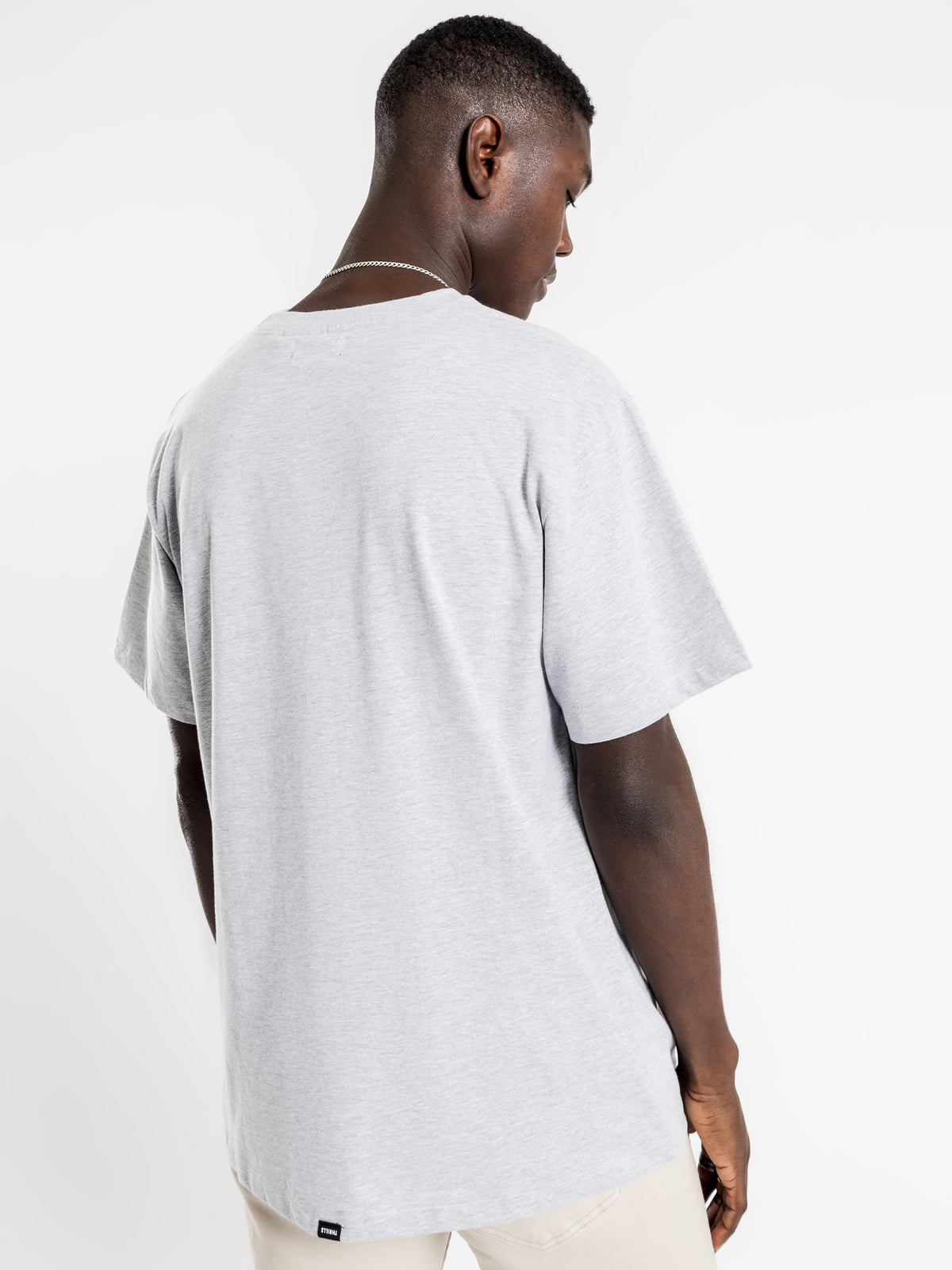 Thrills Victory Merch Fit T-Shirt in Grey Marle | Grey Marle