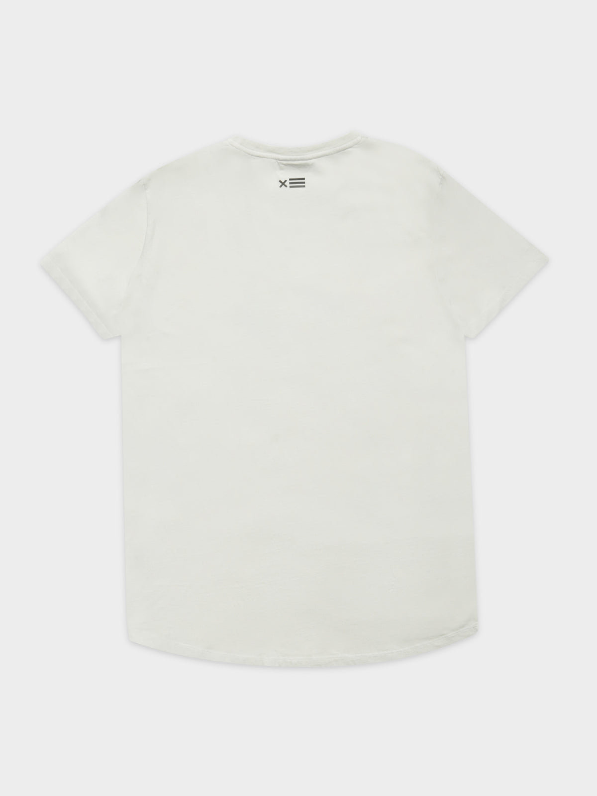 Remington Scoop Back T-Shirt in Pigment Off White