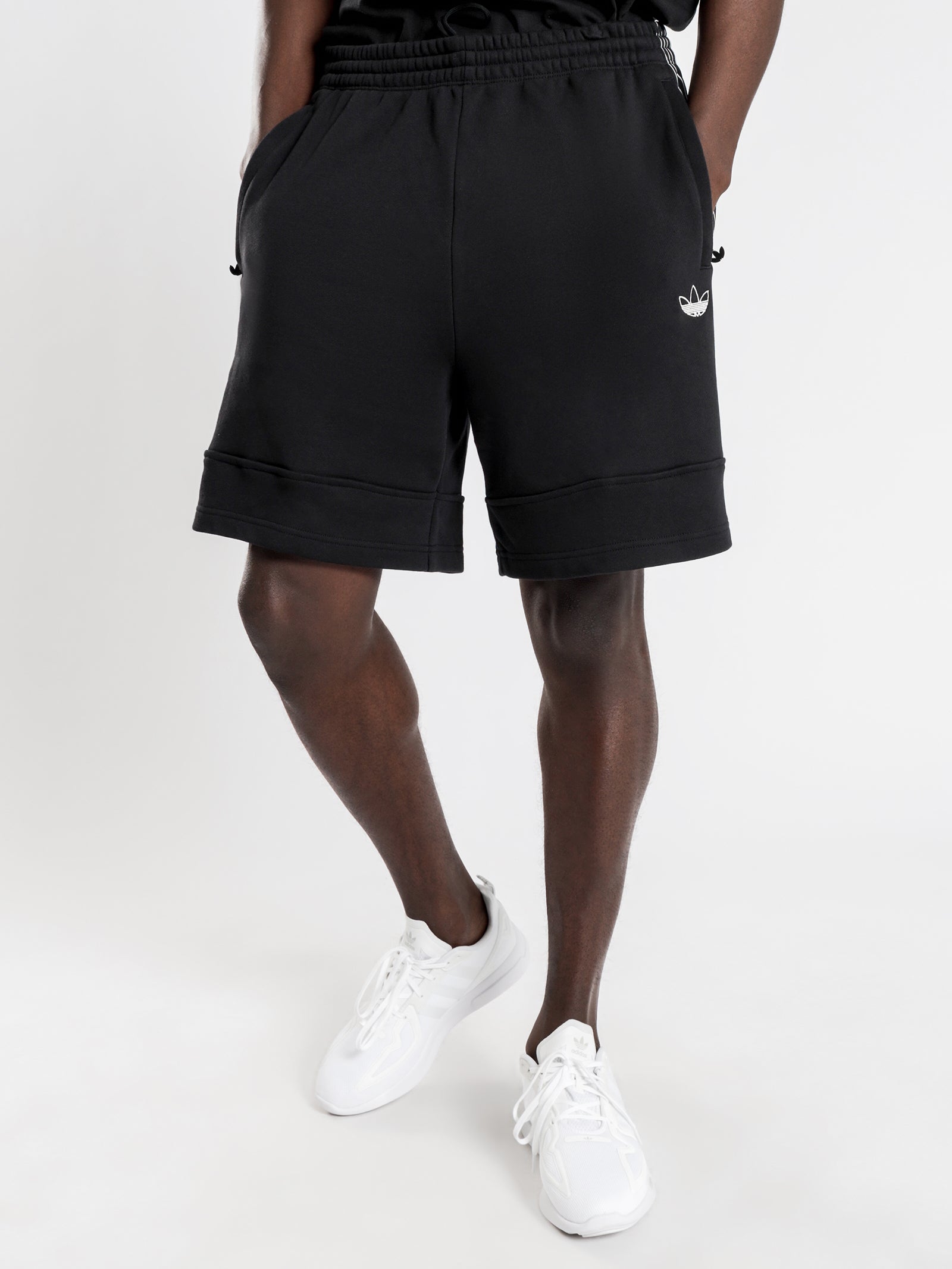 Adidas Sports Sweat Shorts Black Glue Store
