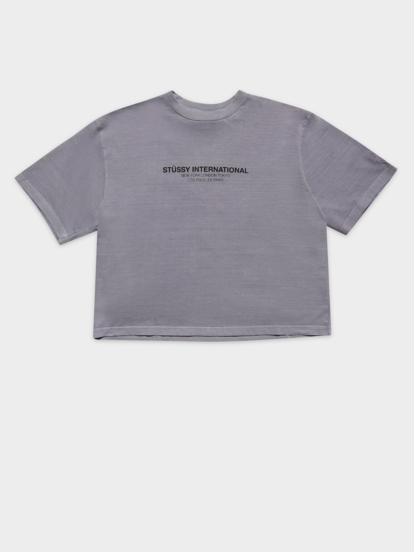 Text Washed Oversized T-Shirt
