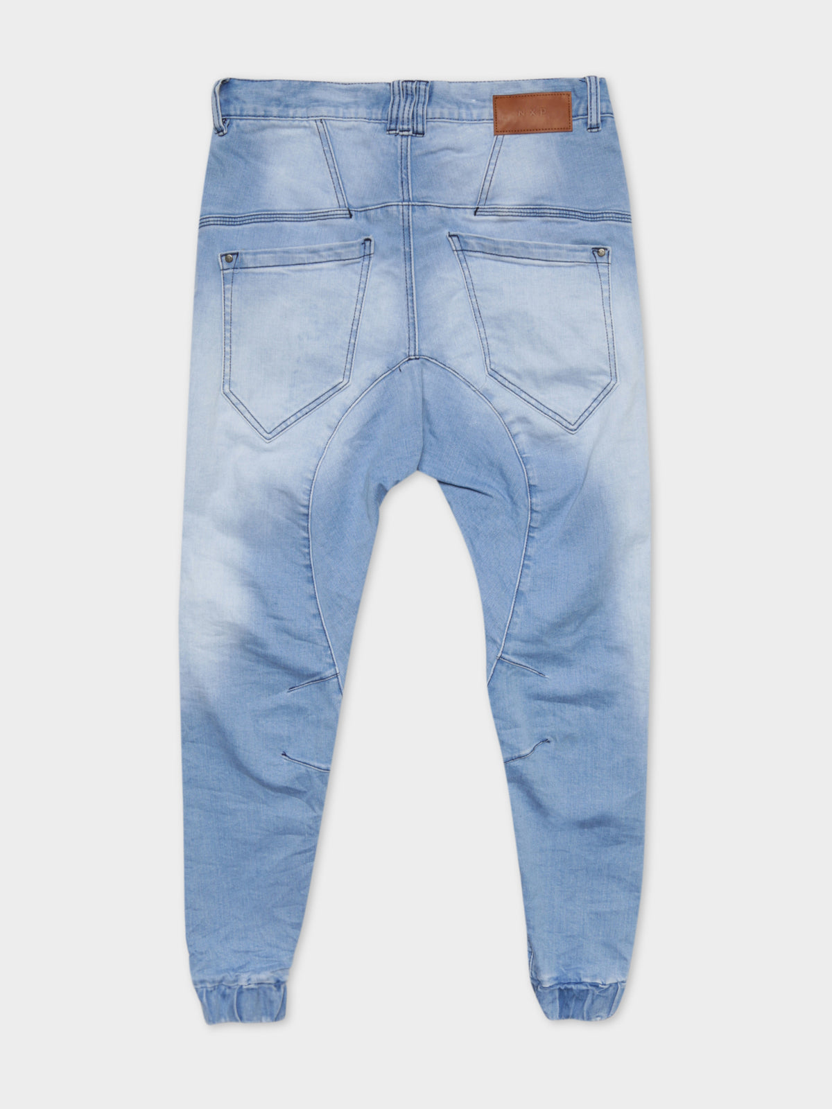 Hellcat Tight Tapered Jeans in Alaskan Blue Denim