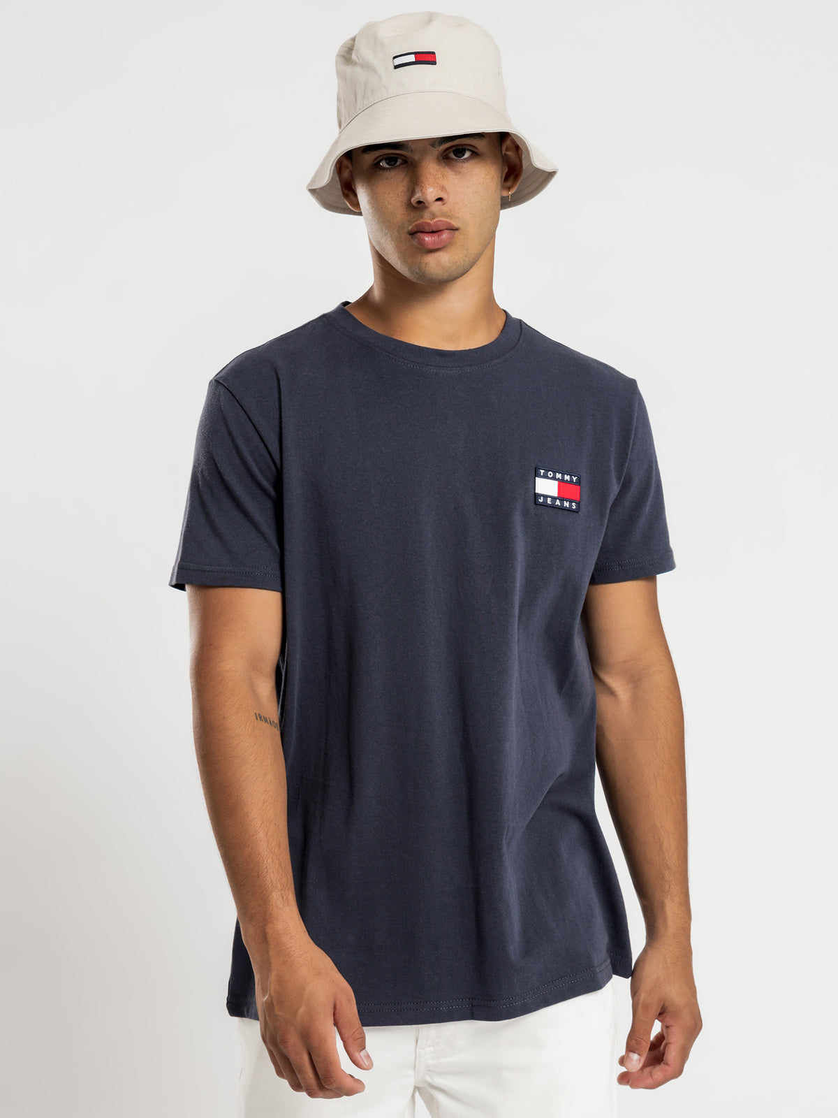 Tommy Badge T-Shirt in Twilight Navy