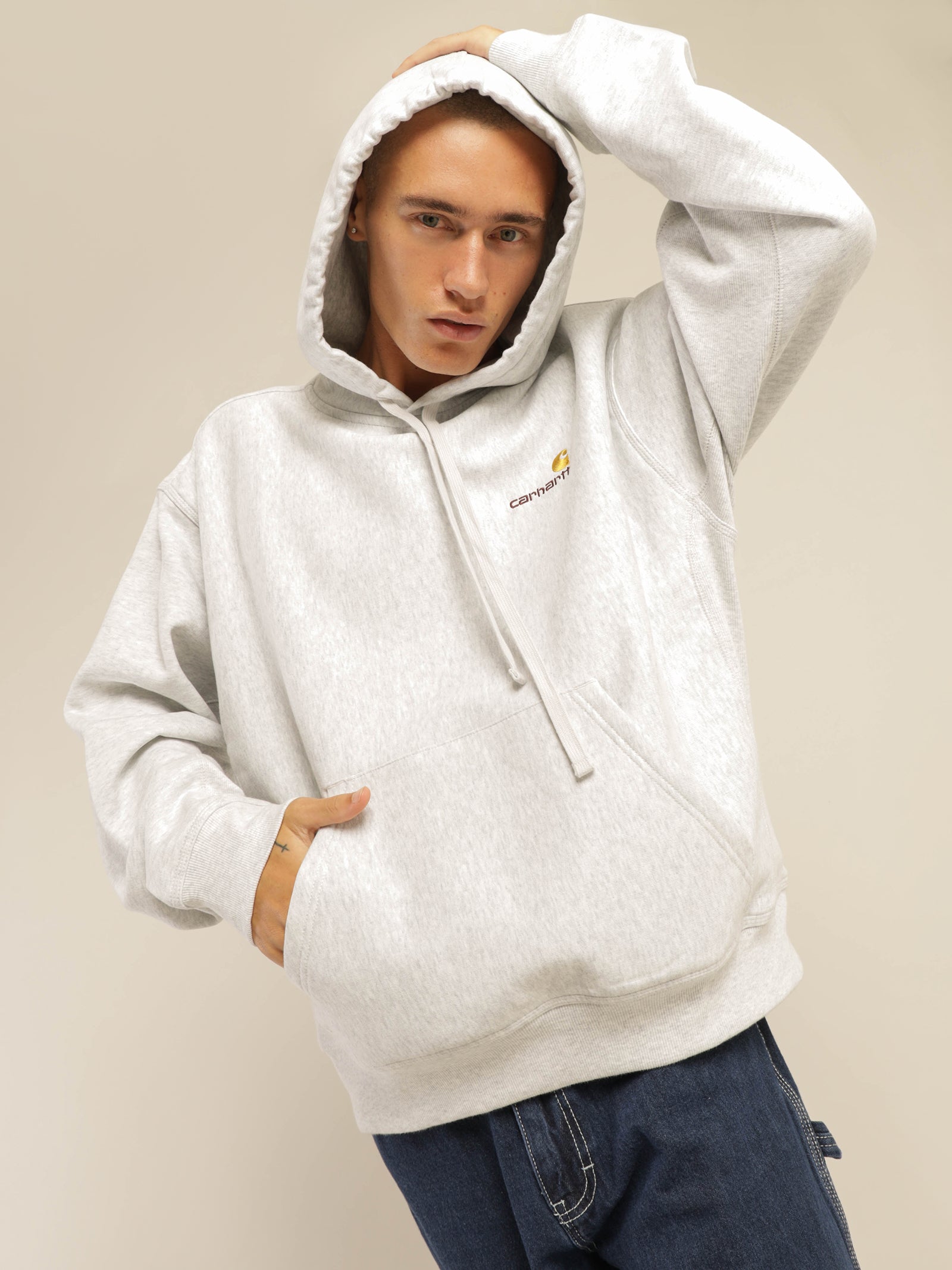 Hooded American Script Sweatshirt