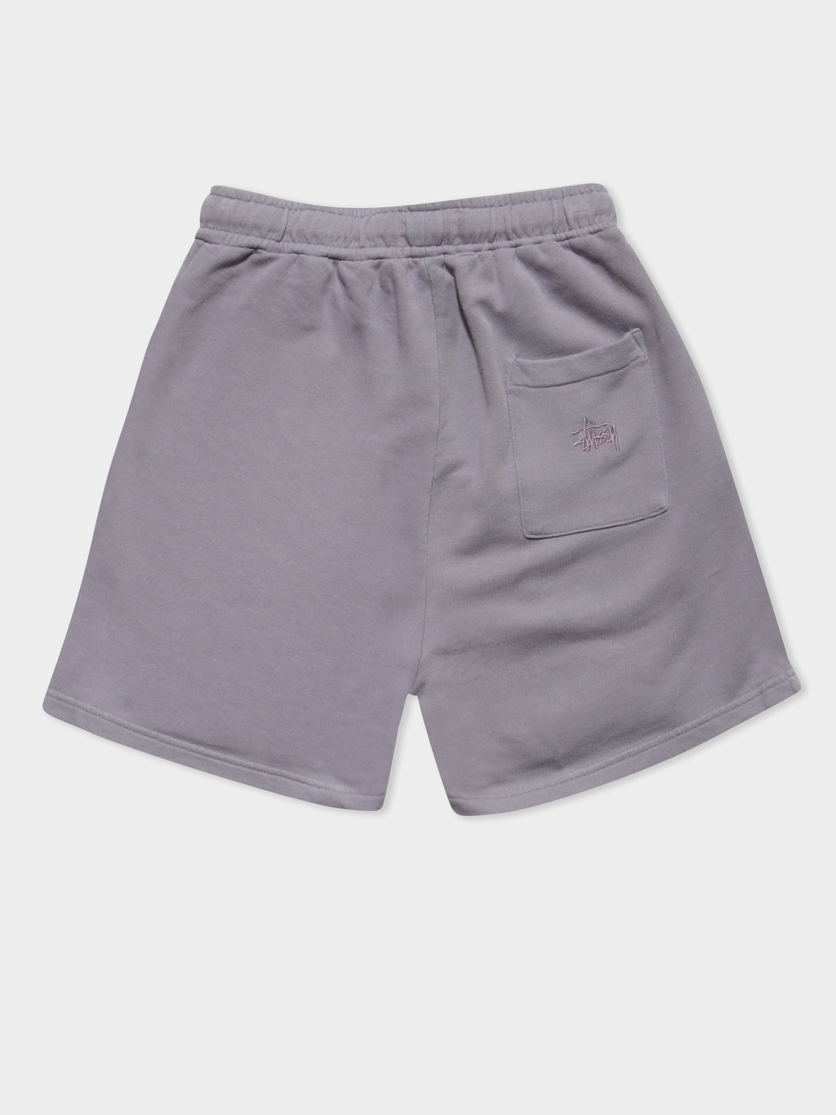 Text Low Waisted Shorts in Quail