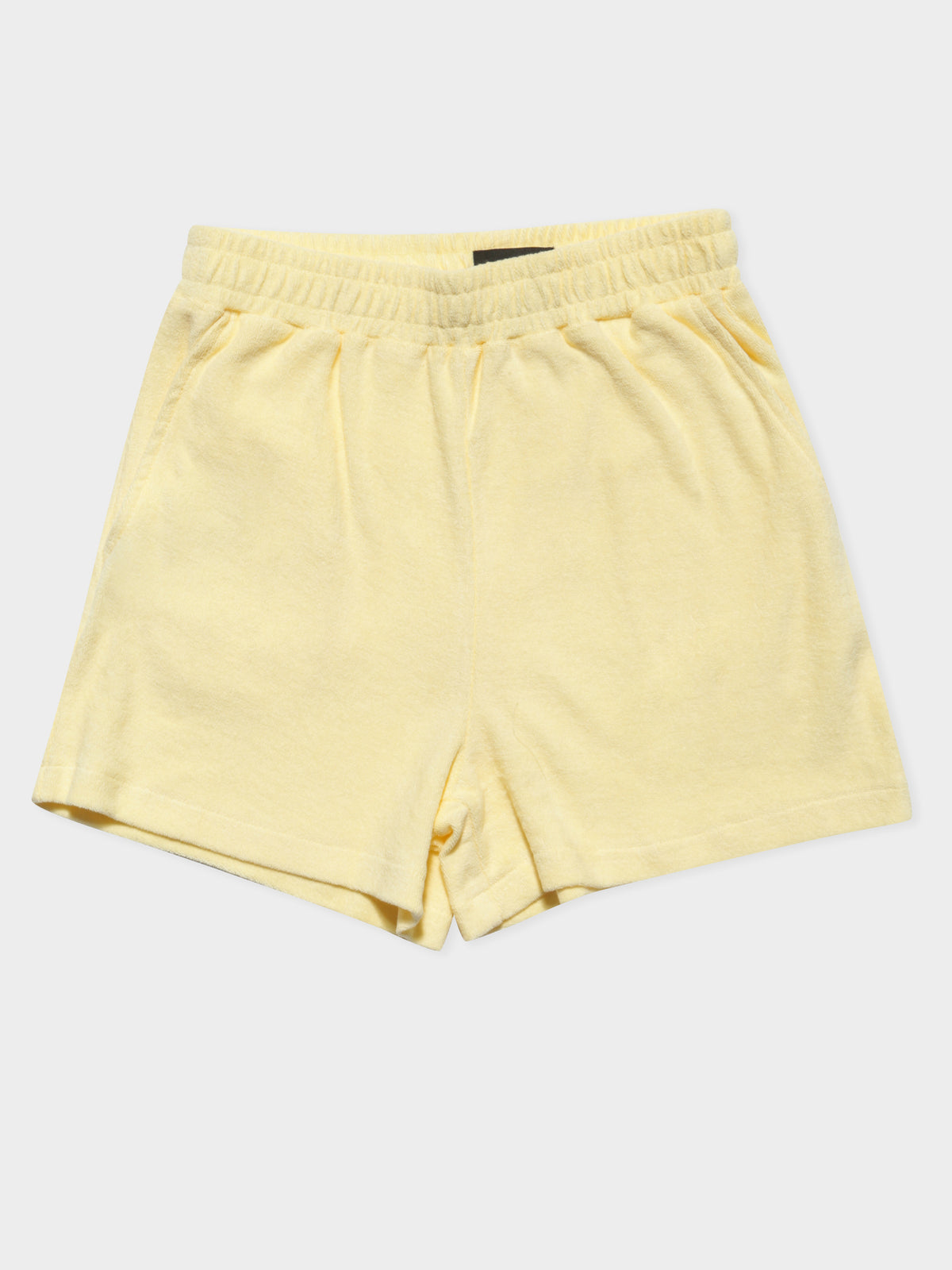 Copyright Looped Terry Shorts in Lemon