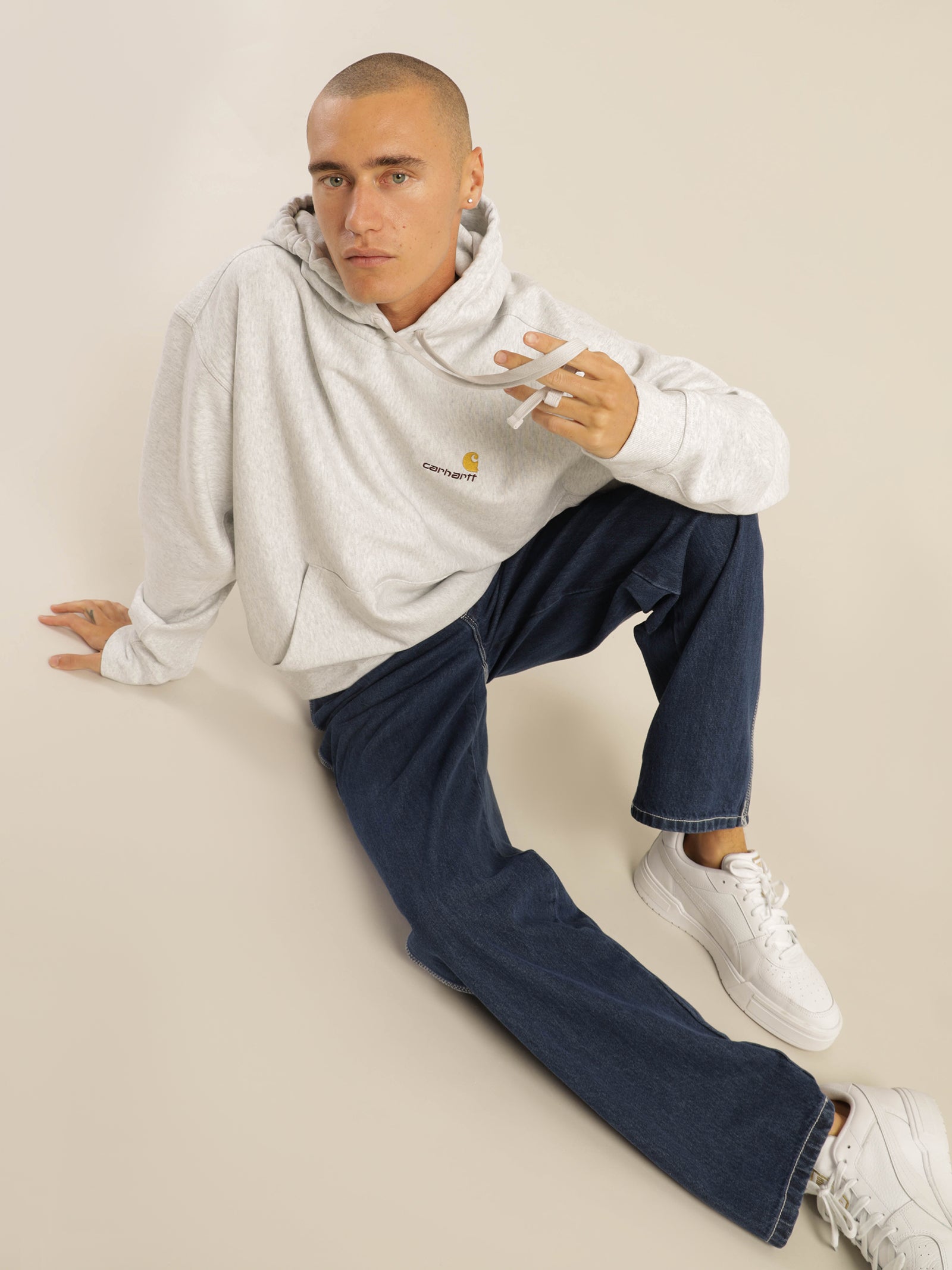 Hooded American Script Sweatshirt