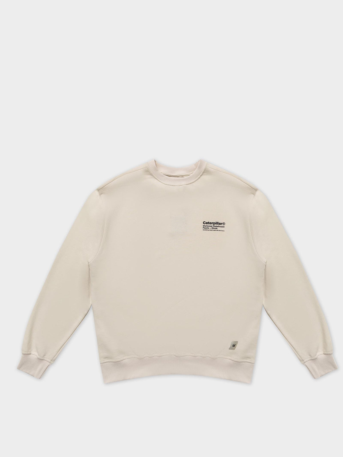 Caterpillar Workwear Insert Crew Neck | Bone