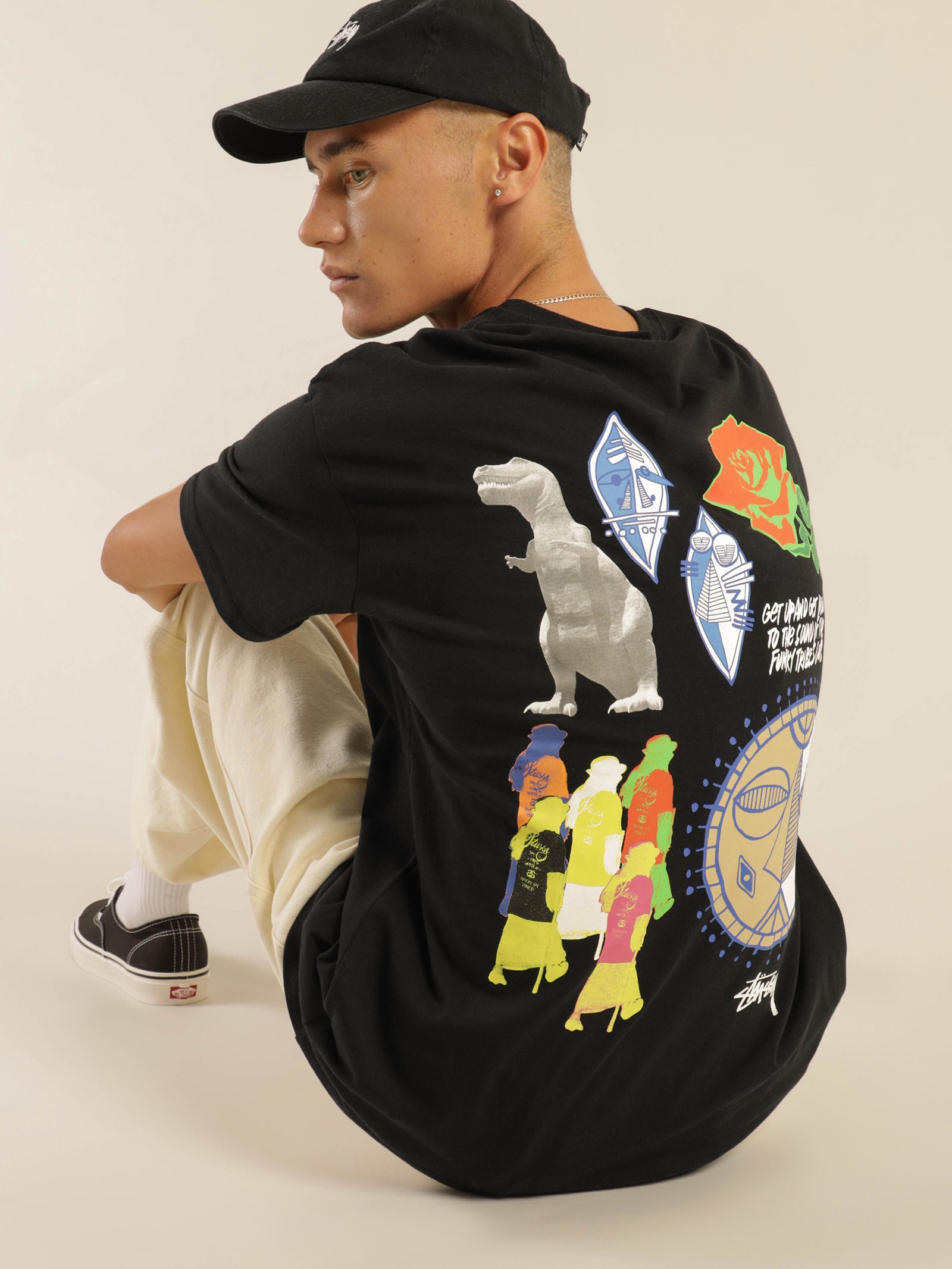 HOT Nike Stussy Tribe T Shirt Stussy Tribe Tee Nike X Stussy The