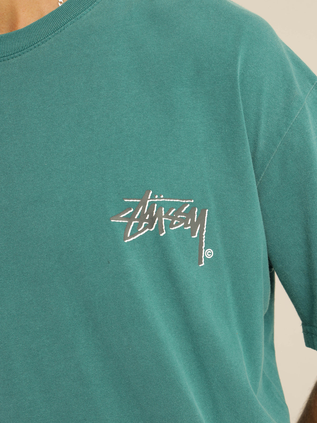 Shadow Stock T-Shirt in Pigment Teal