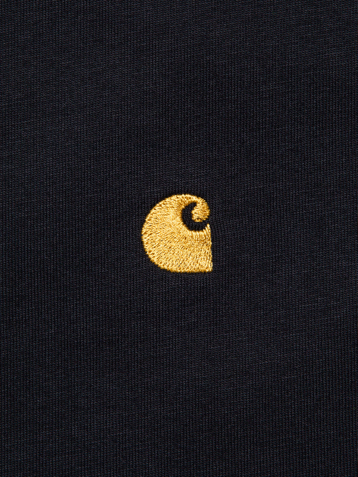 Short Sleeve Chase T-Shirt in Dark Navy &amp; Gold