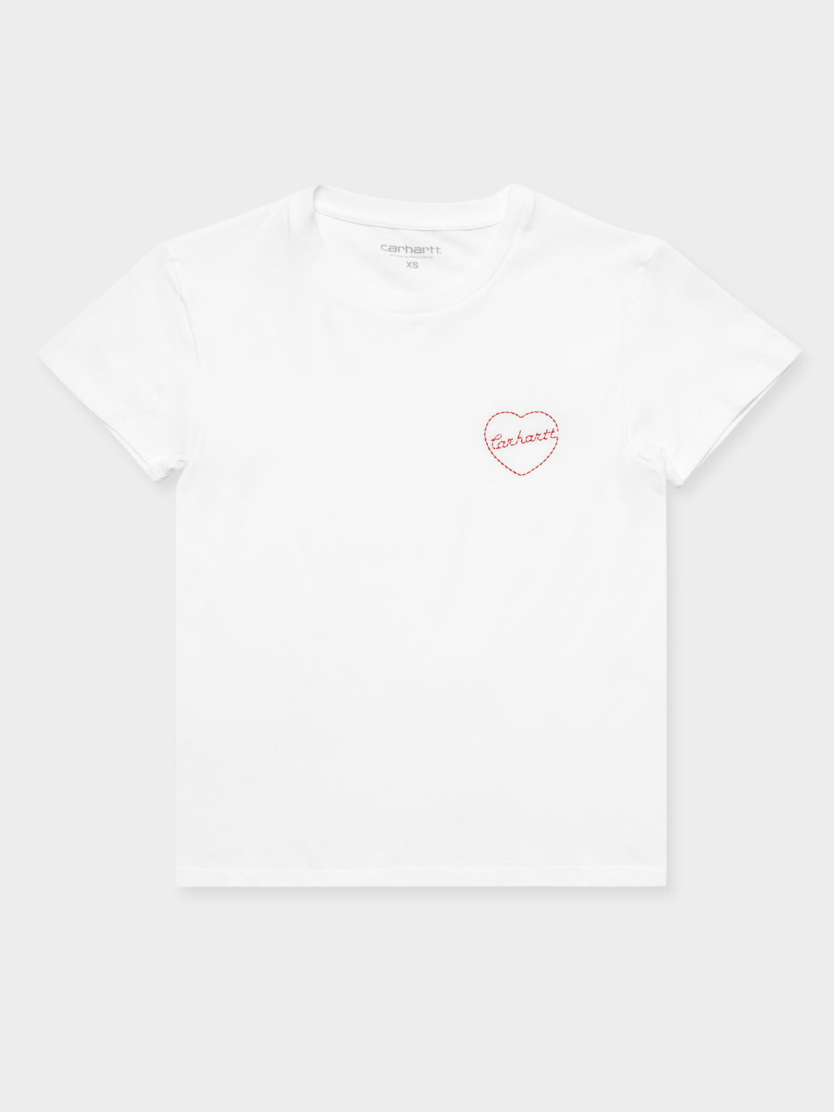 Short Sleeve Tilda Heart T-Shirt in White