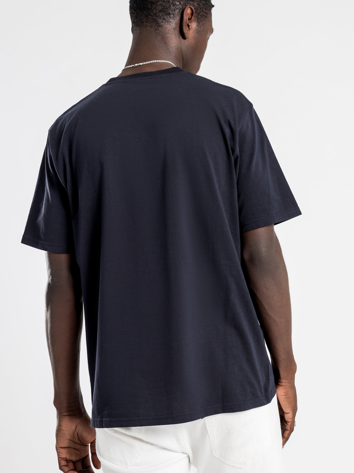 Short Sleeve Pocket T-Shirt in Dark Navy