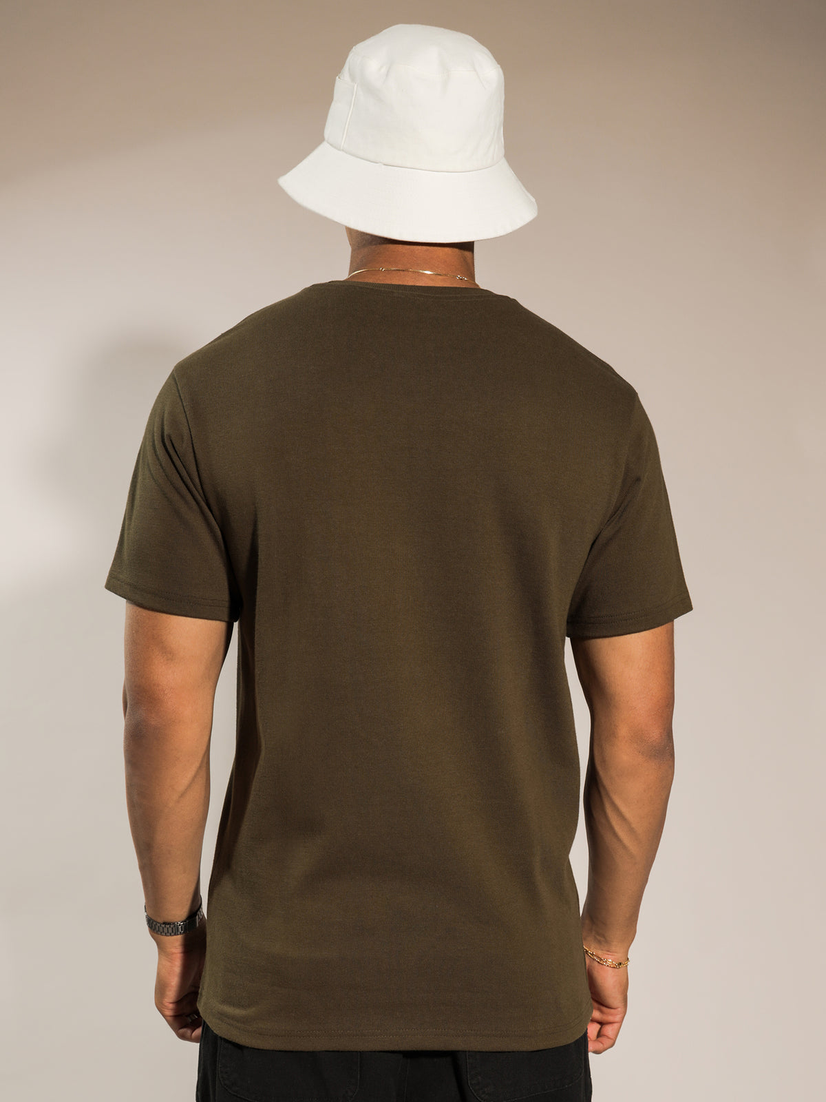 91 Short Sleeve Pocket T-Shirt in Brown