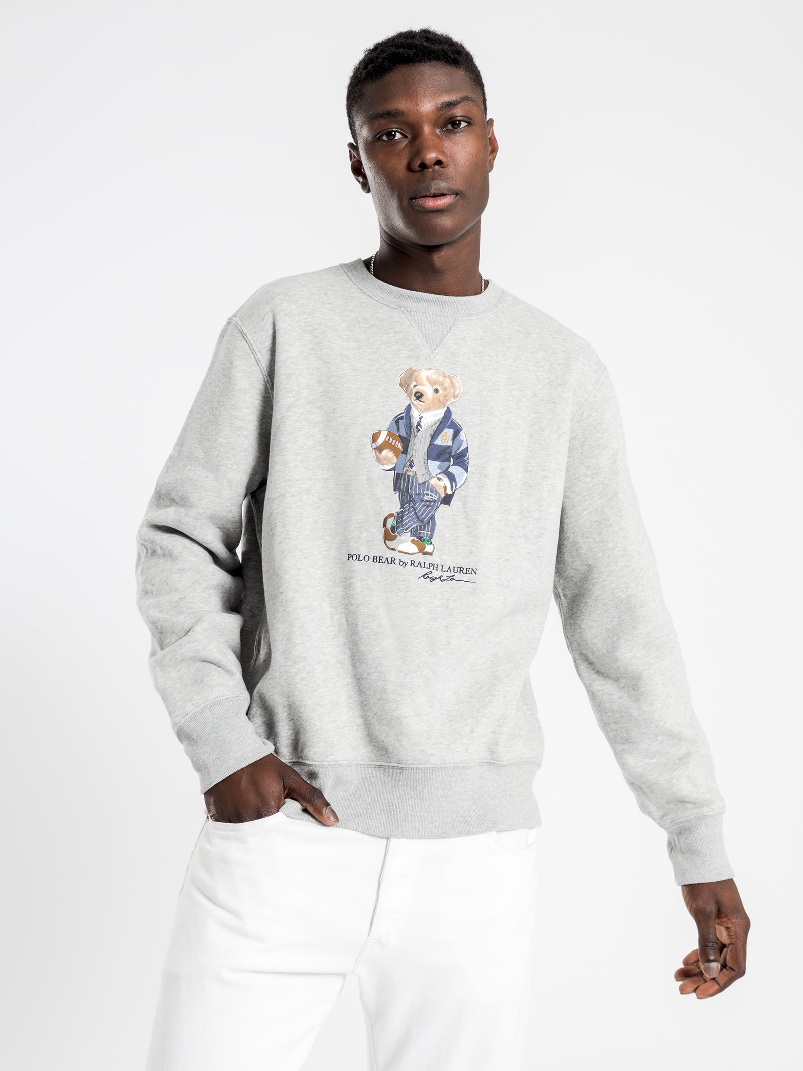 Preppy Bear Crew Sweater