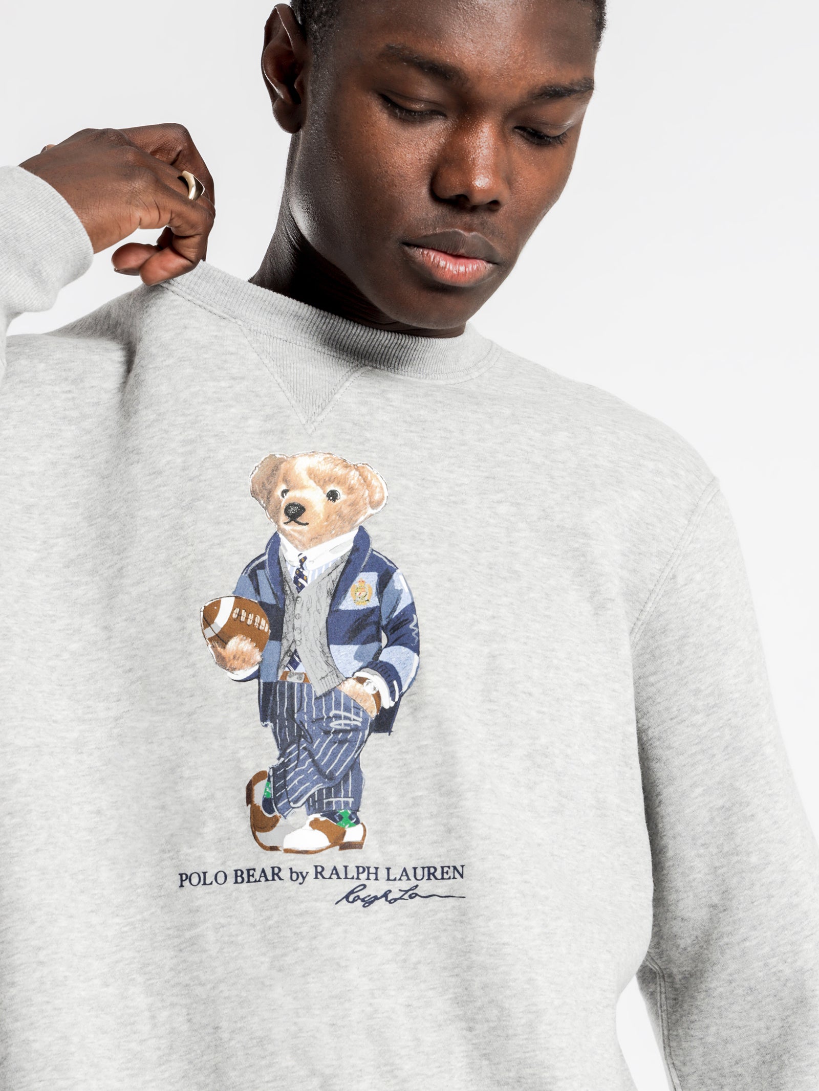 Preppy Bear Crew Sweater