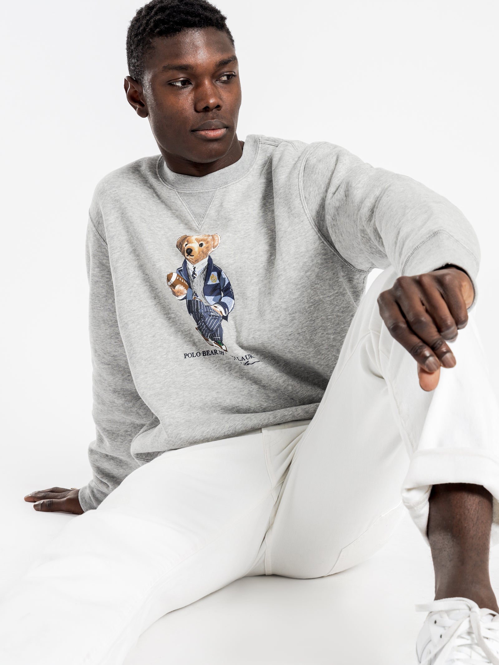 Preppy Bear Crew Sweater