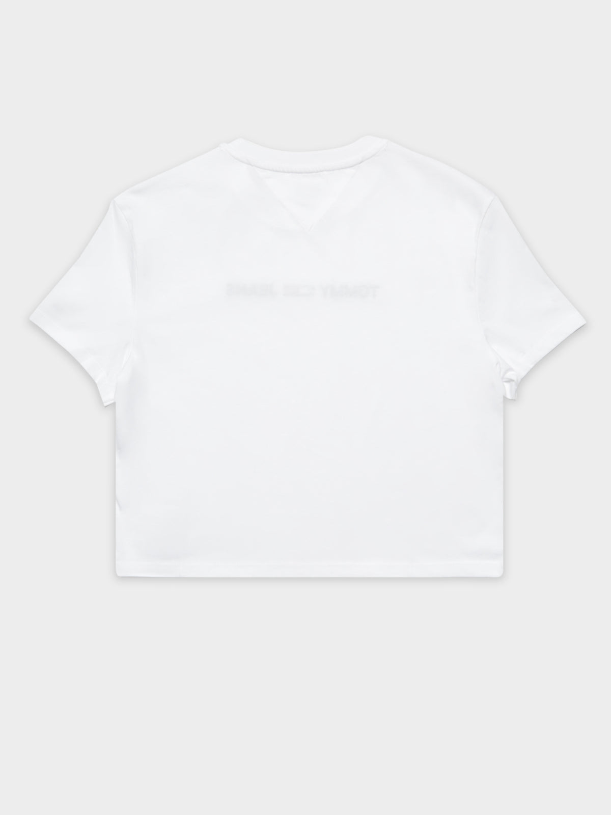Modern Linear Logo T-Shirt in White