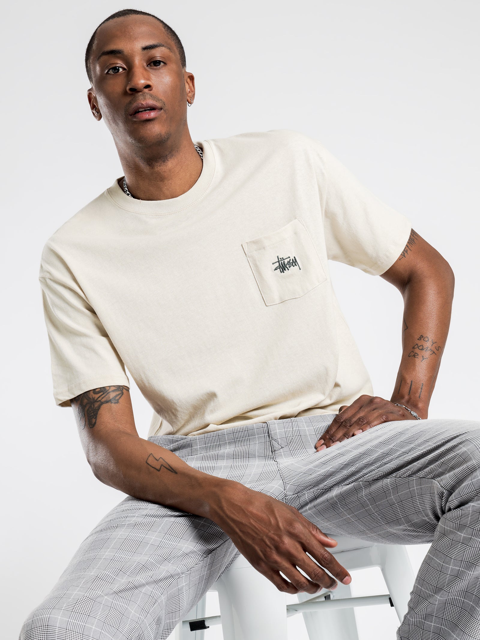 Graffiti Pocket Short Sleeve T-Shirt