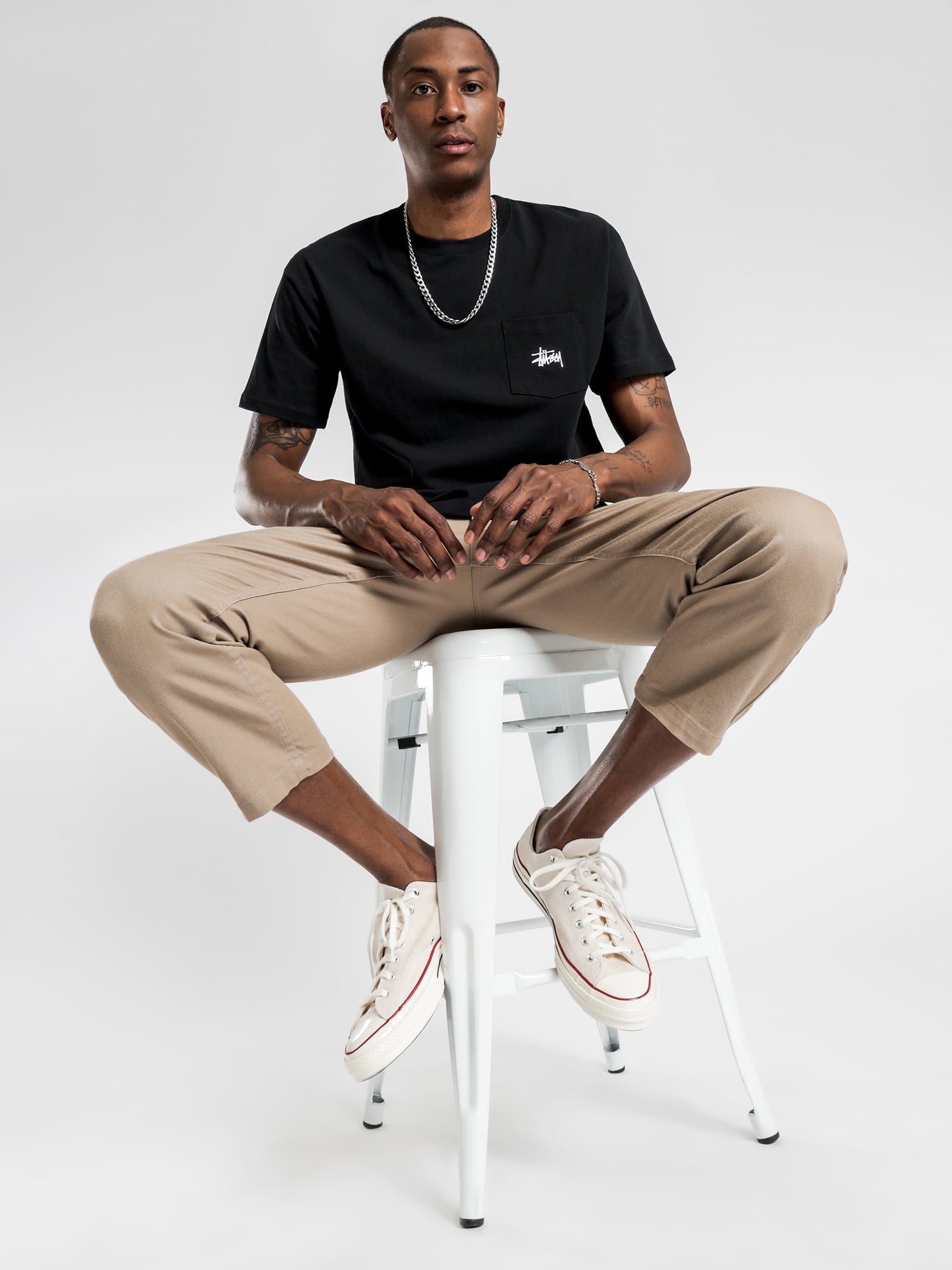 Graffiti Short Sleeve Pocket T-Shirt