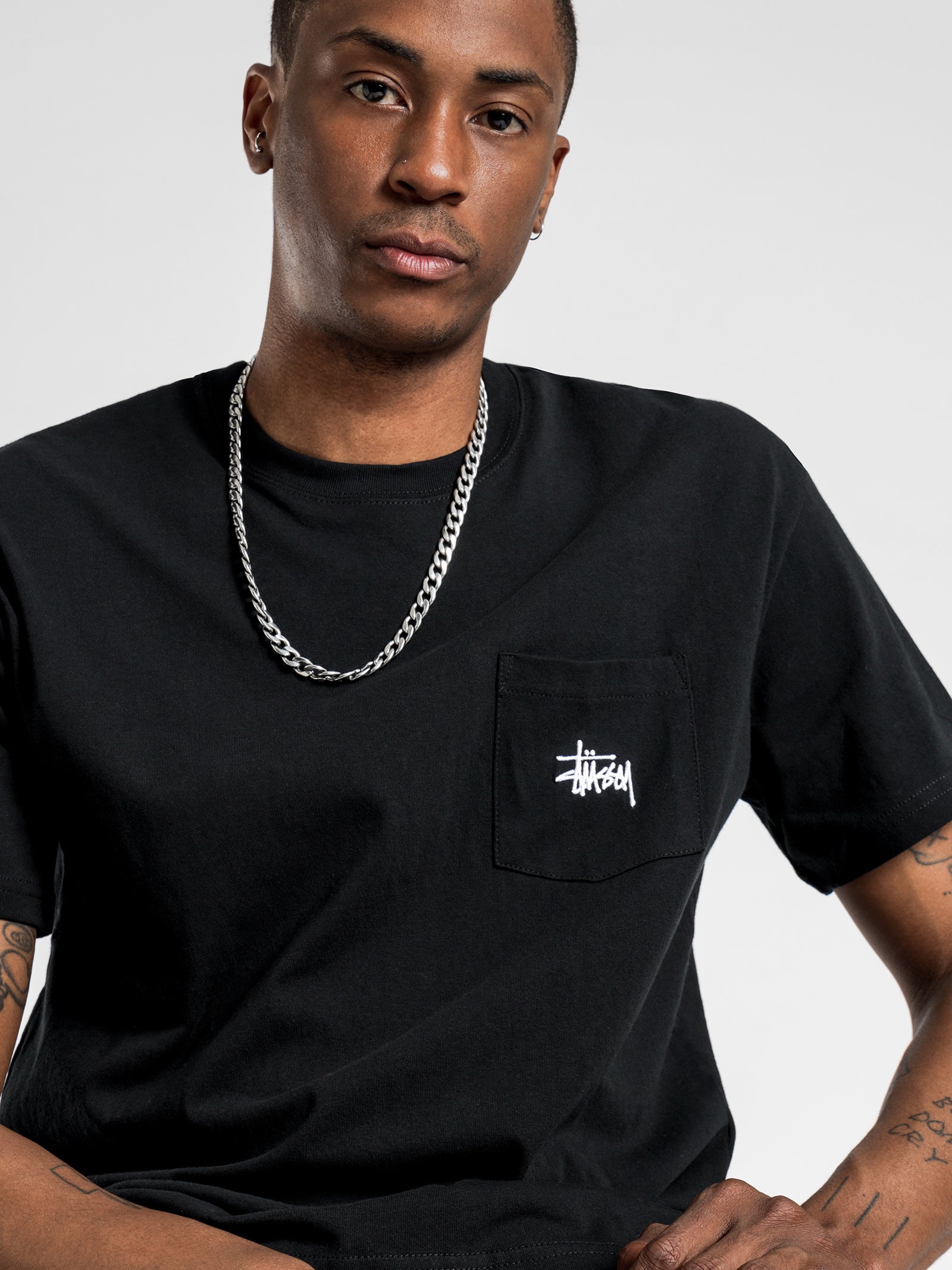 Graffiti Short Sleeve Pocket T-Shirt