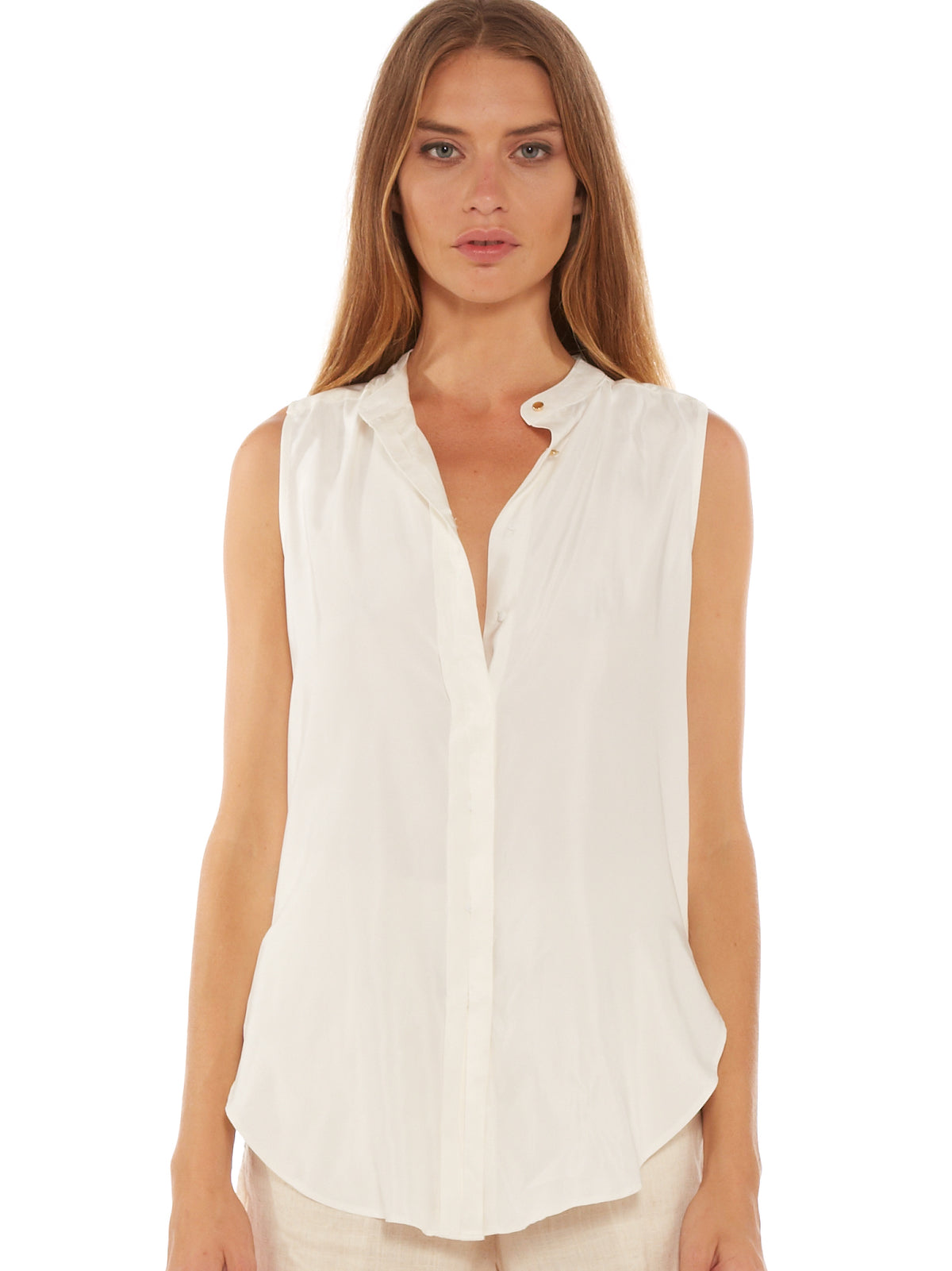 Longline Soft Shirt in White
