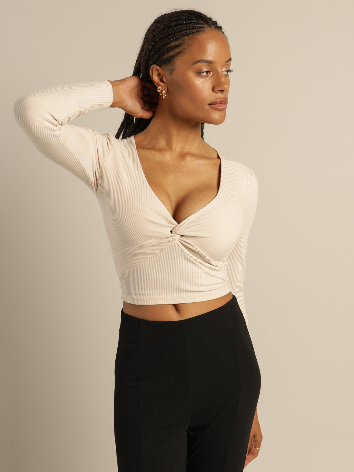 Kendra Top in Ivory
