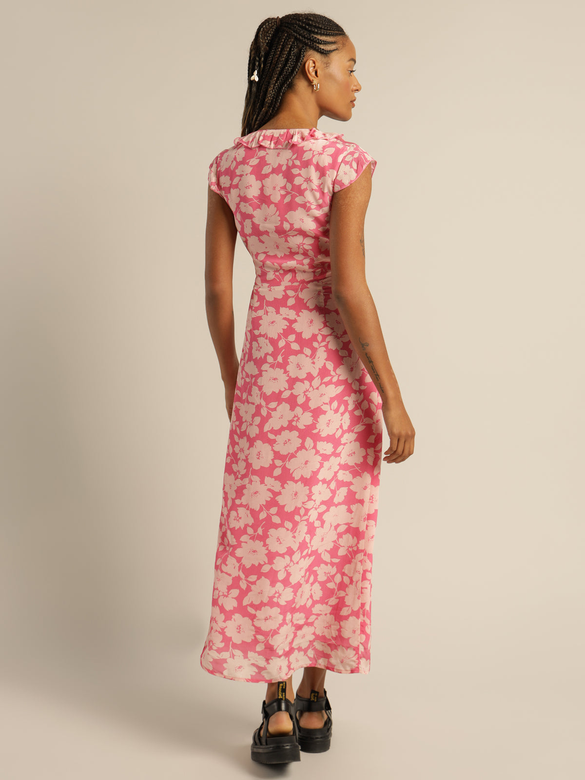 Chrissy Dress in Pink Bloom
