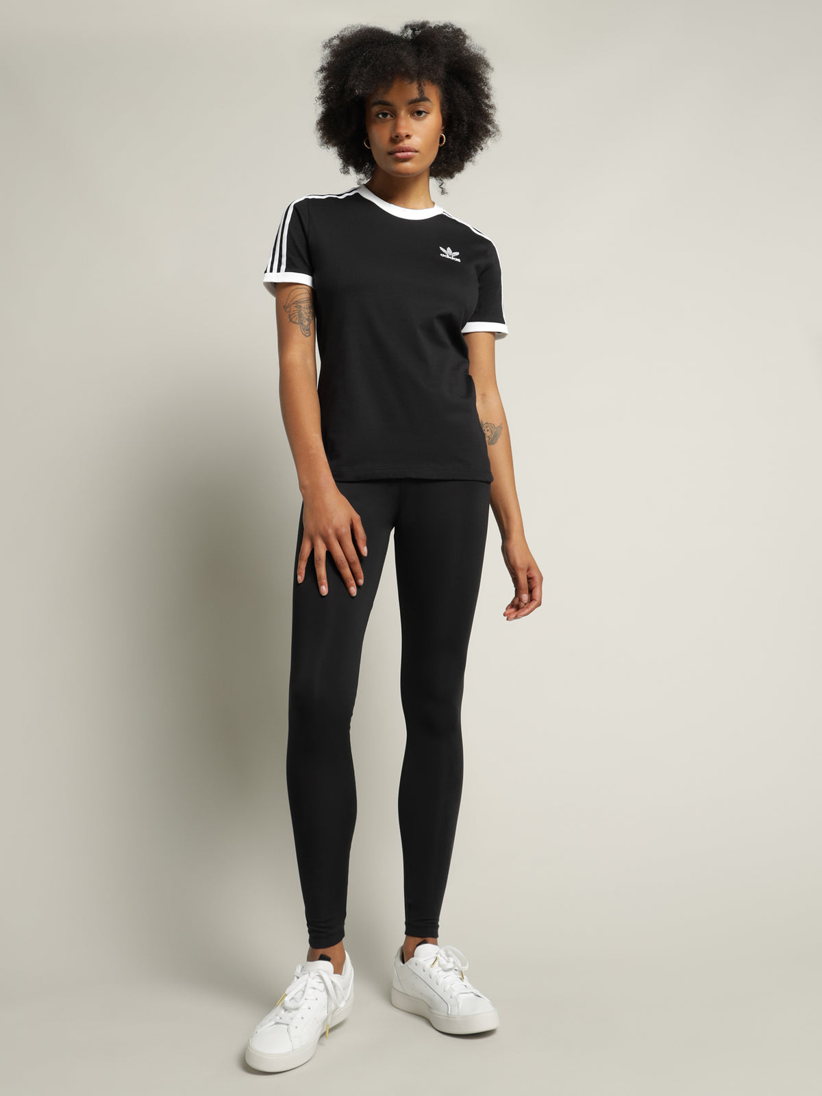 Adicolor Classics 3-Stripes T-Shirt in Black