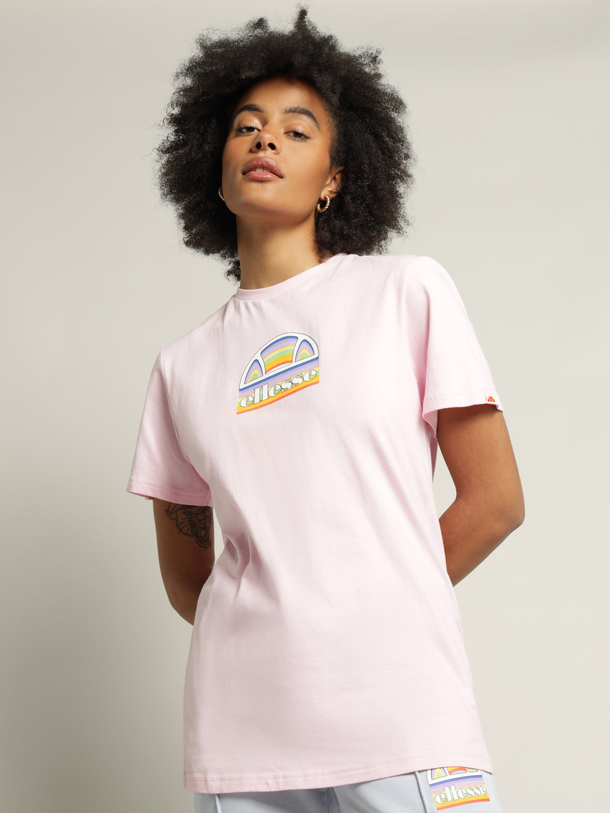Tardi T-Shirt in Light Pink