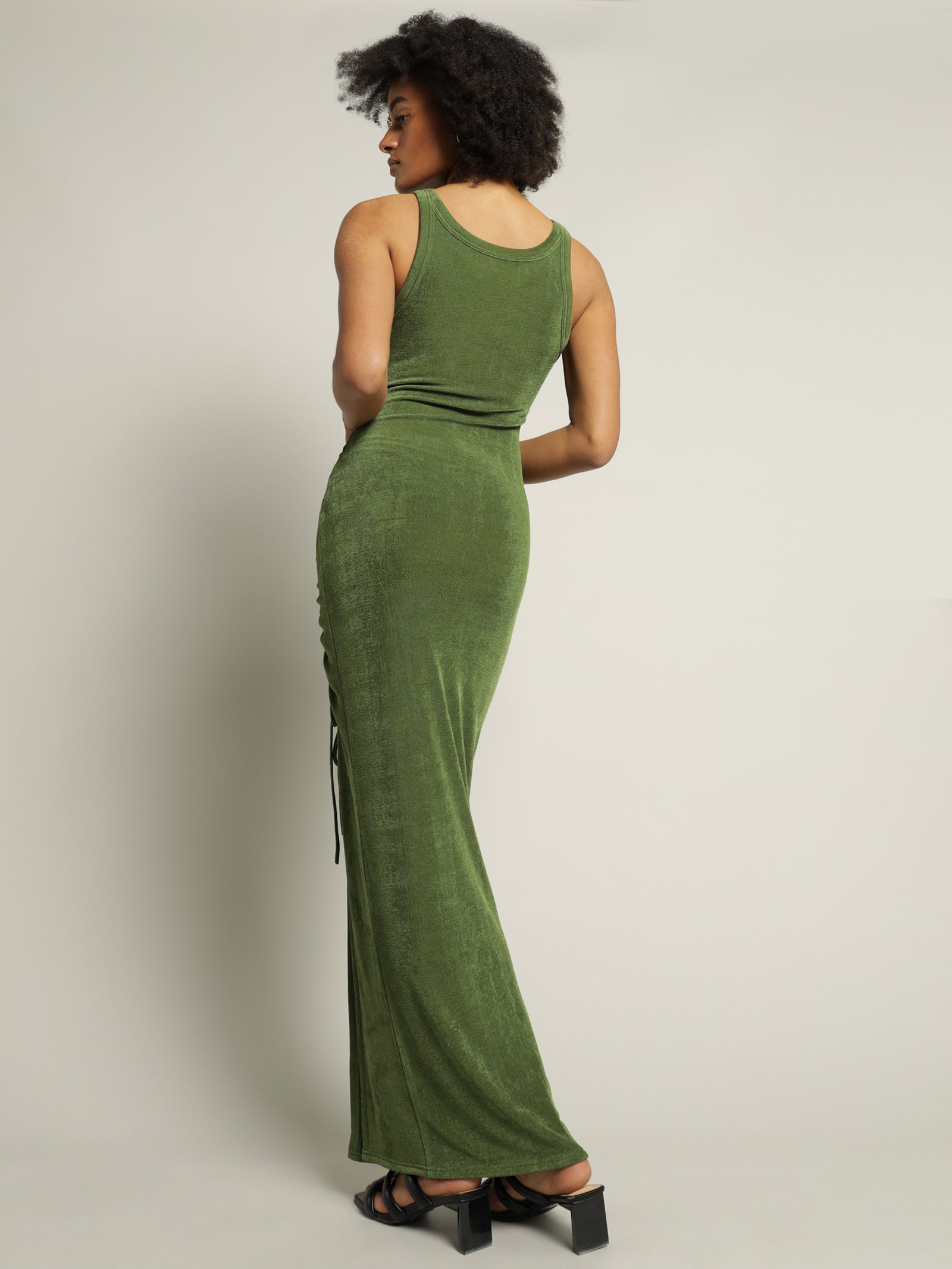 Talia Maxi Dress in Olive