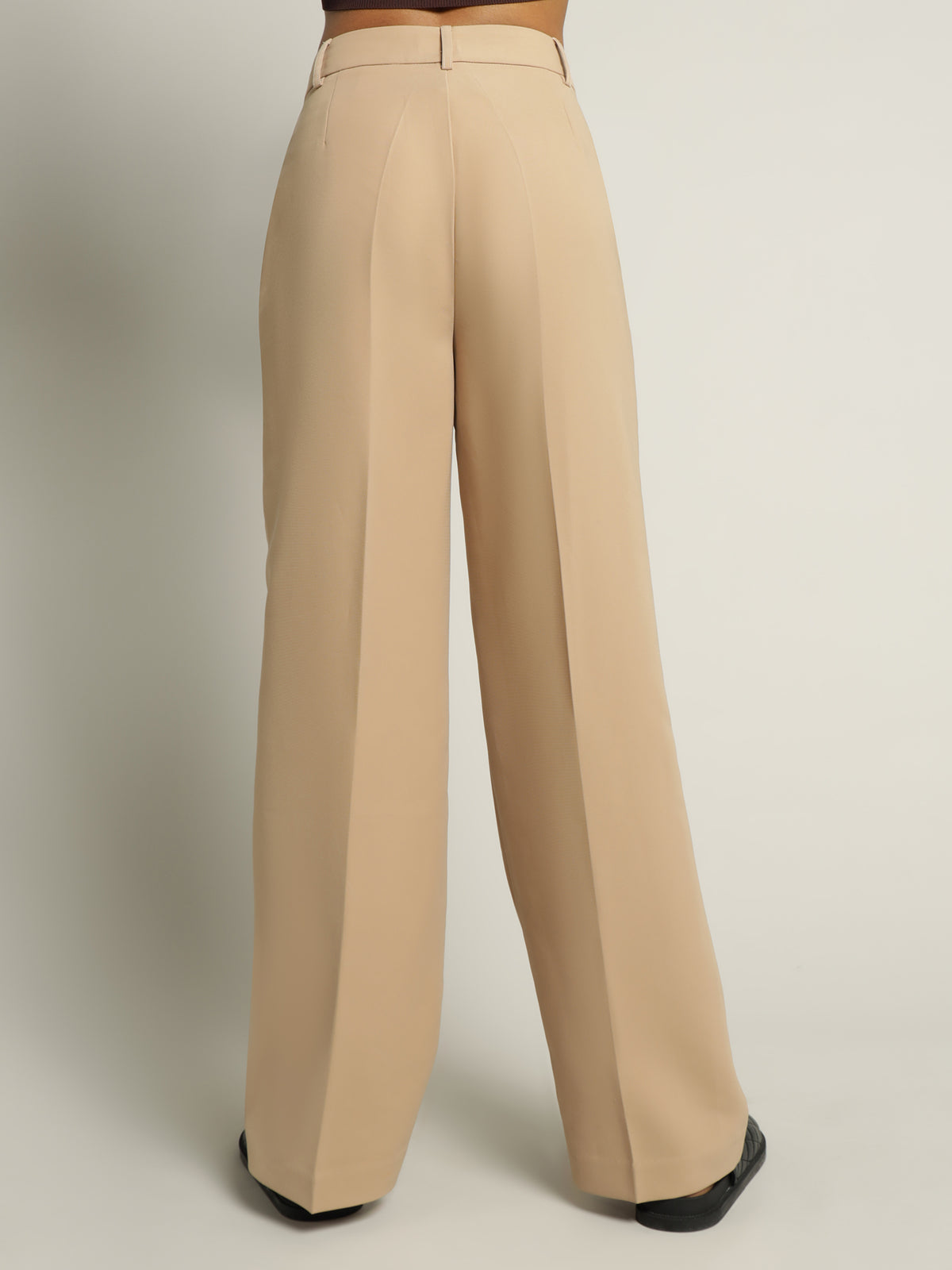 Claudia Longline Tailored Pant in Sand