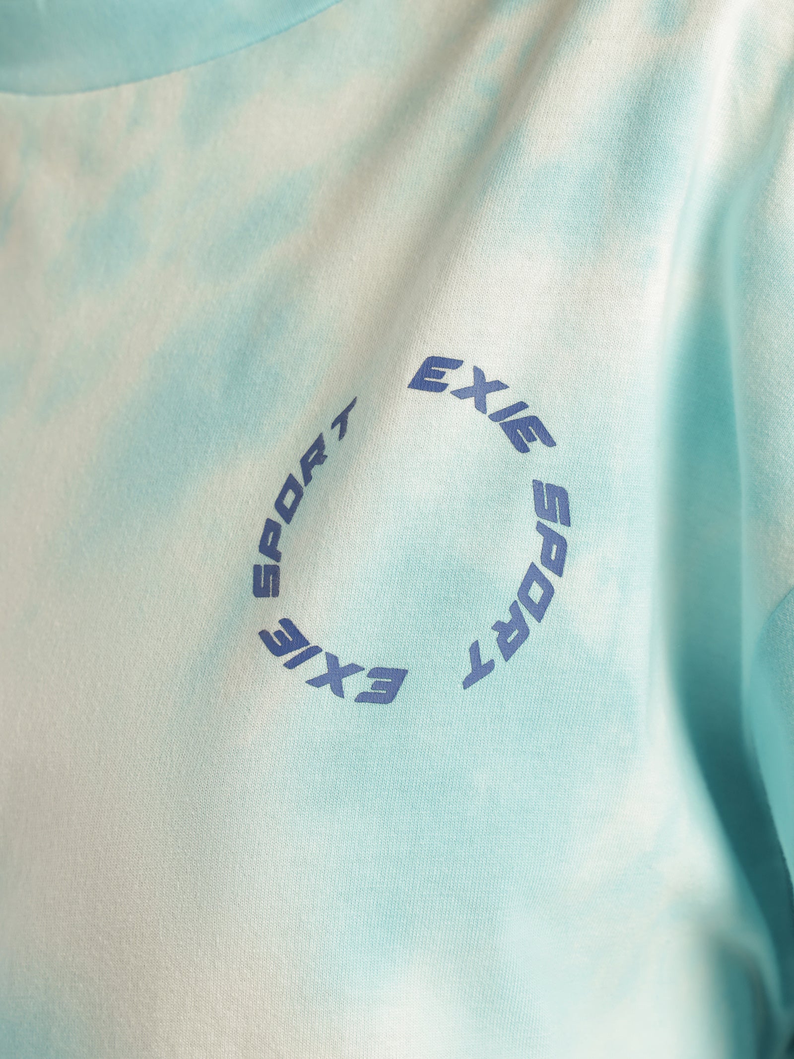 Garcon T-Shirt in Aqua Tie Dye