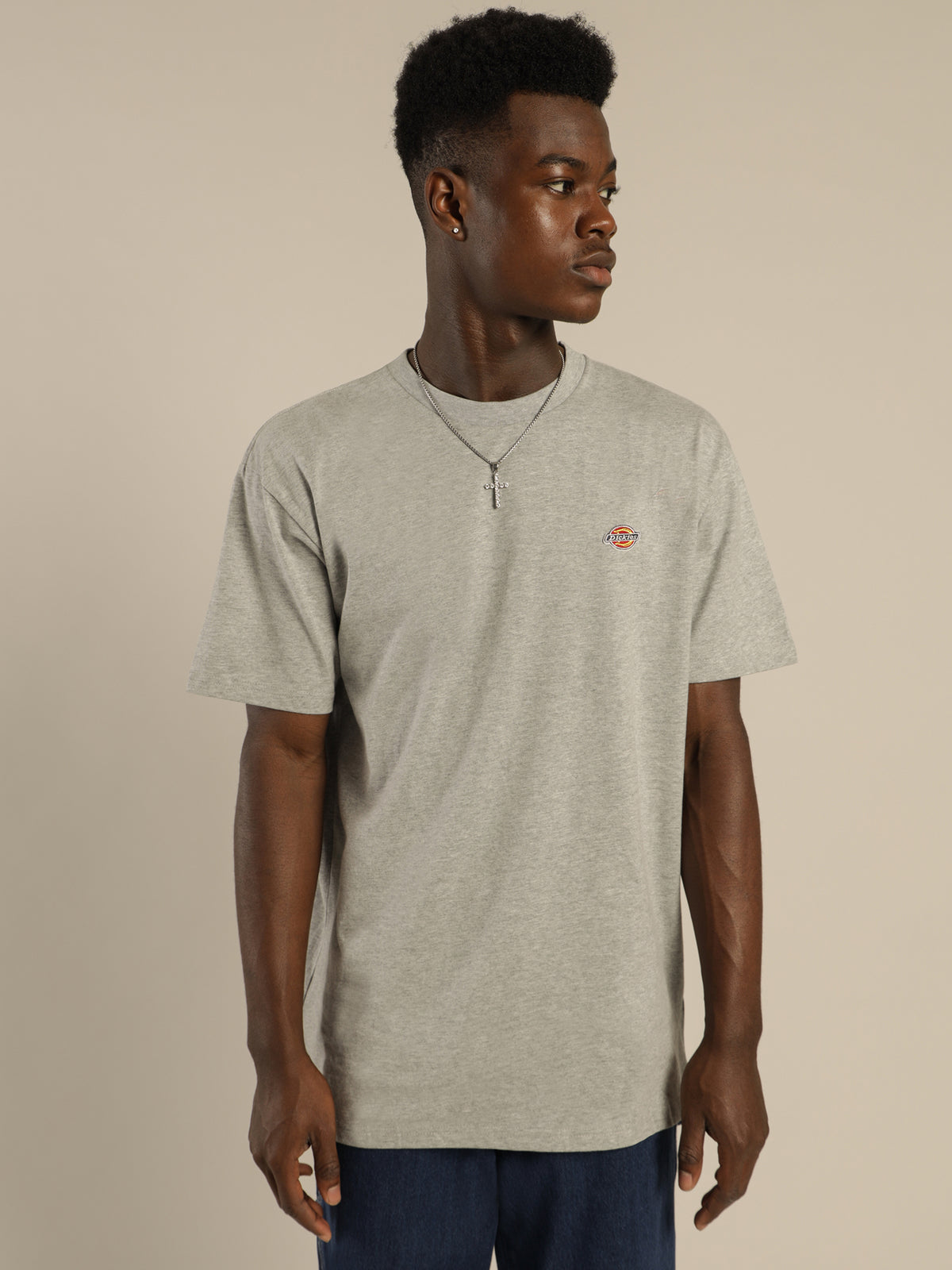 H.S Rockwood T-Shirt in Grey Marle