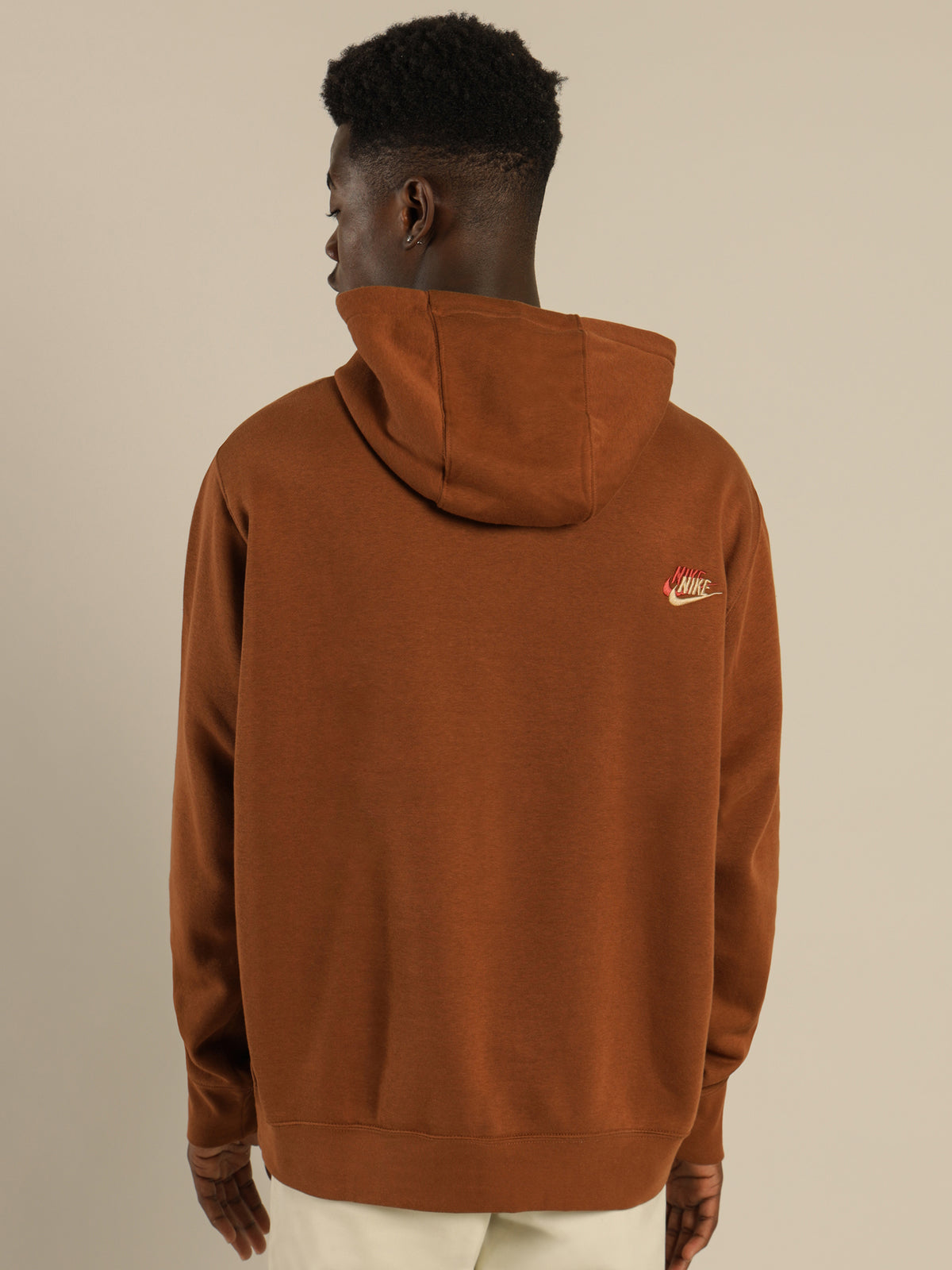 Nike Sportswear Sport Essentials+ Brushed Back Hoodie | Brown