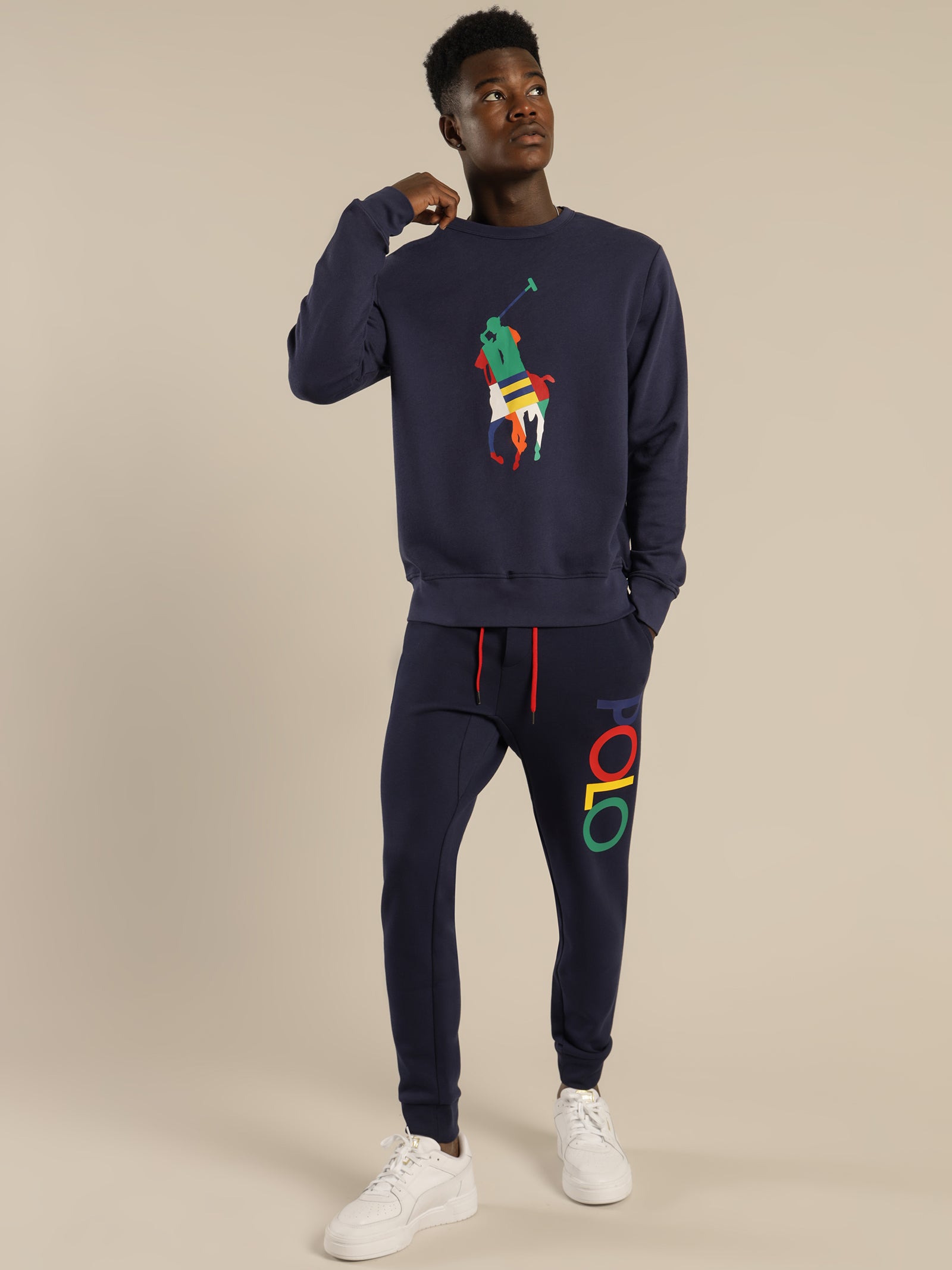 Multicolour Pony Crew Sweat