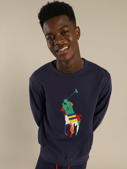 Multicolour Pony Crew Sweat
