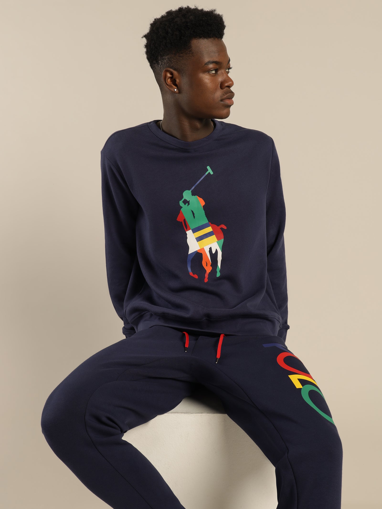 Multicolour Pony Crew Sweat