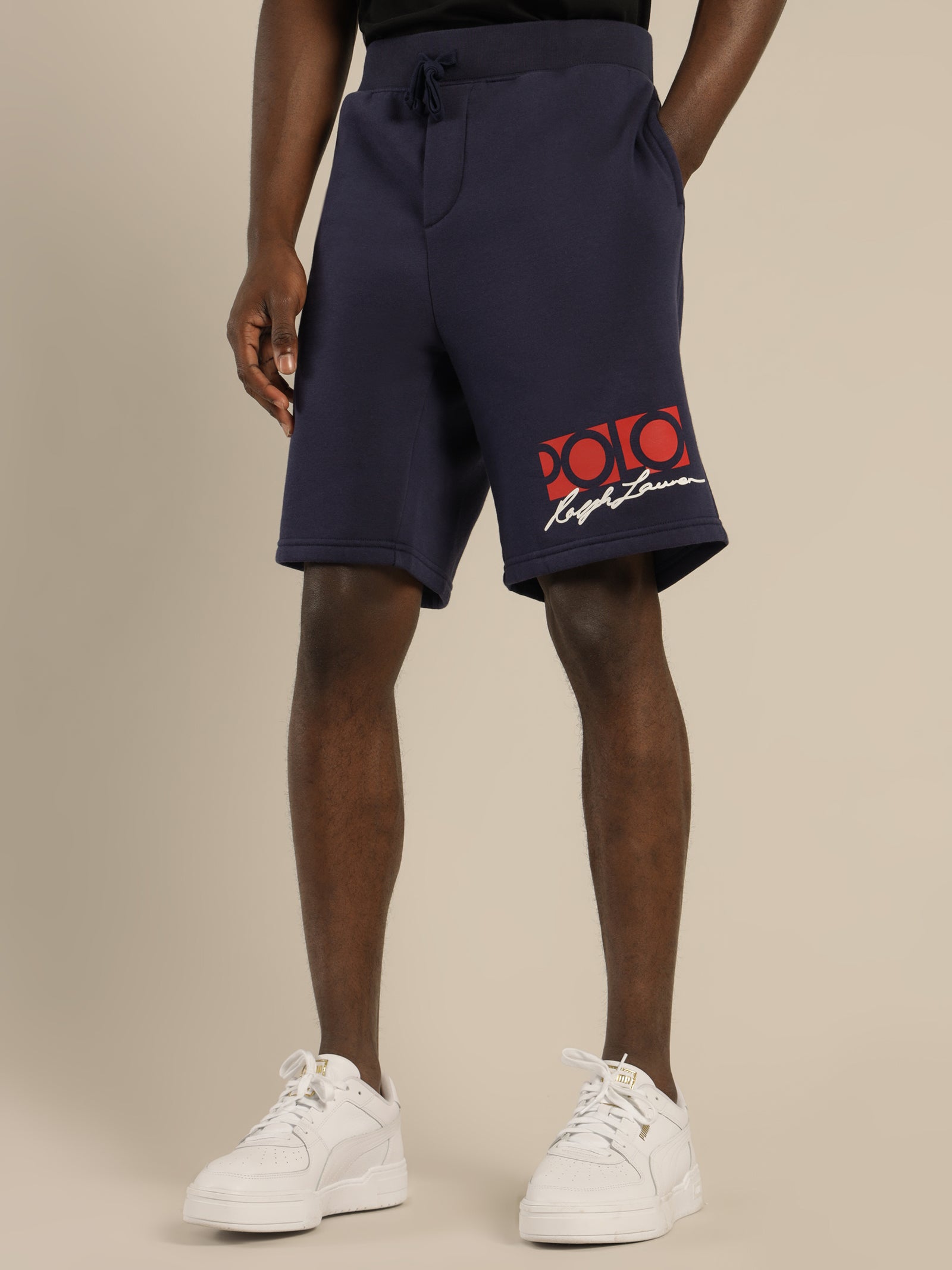 Polo Logo Fleece Shorts