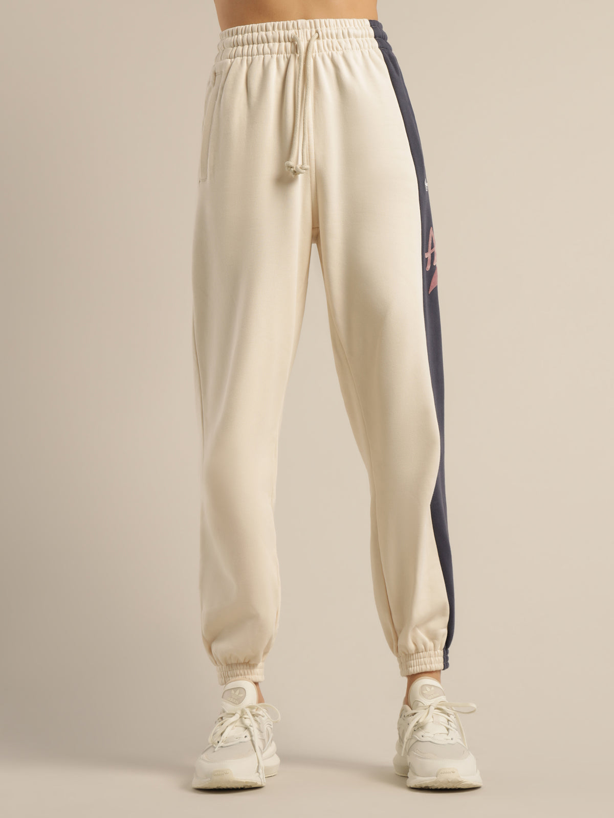 French Terry Trackpants in Wonder White
