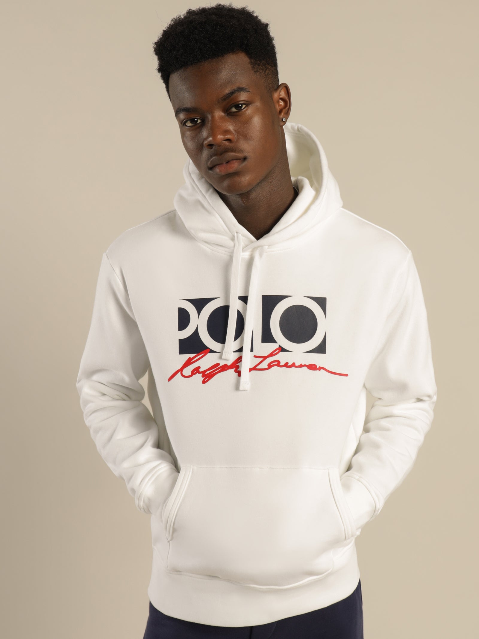 Polo Logo Fleece Hoodie