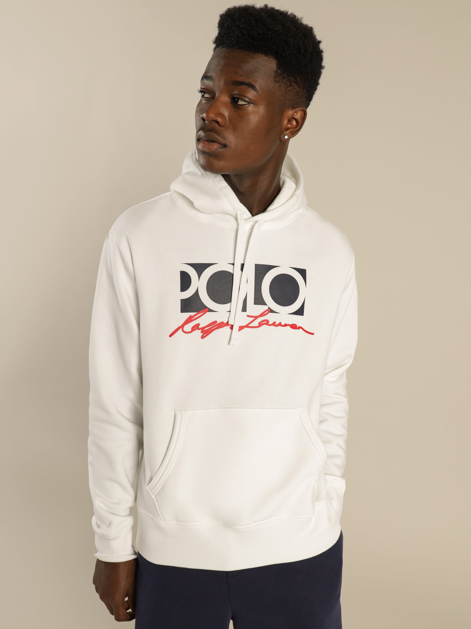 Polo Logo Fleece Hoodie