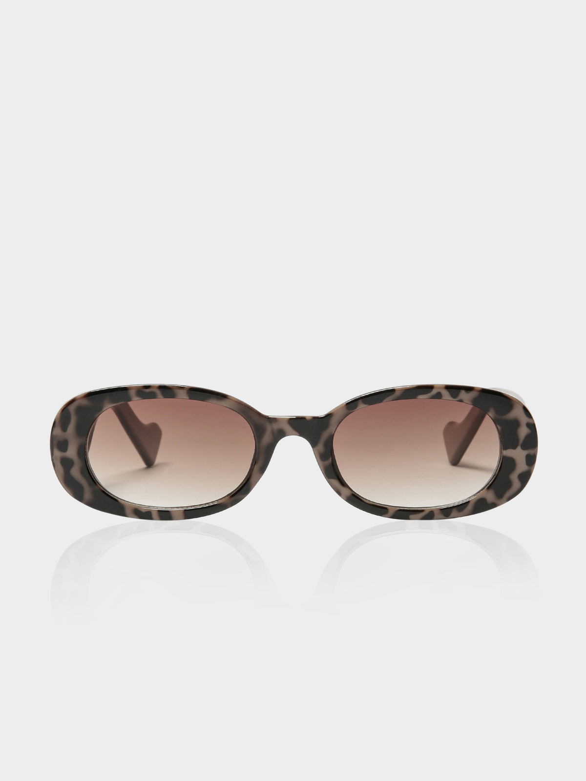 Jones Sunglasses in Leopard &amp; Mushroom