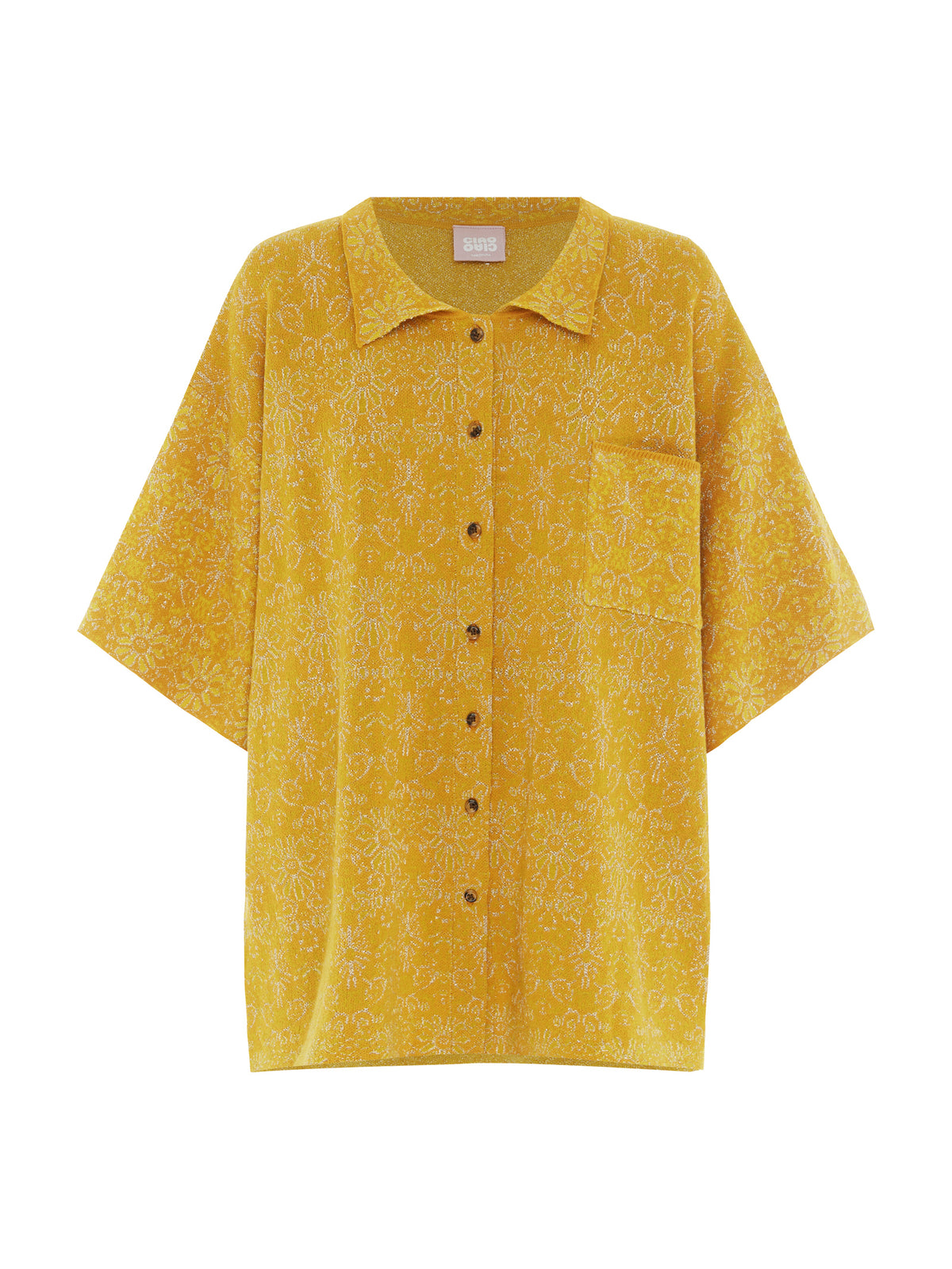 Sloane Button Down Shirt in Goldie