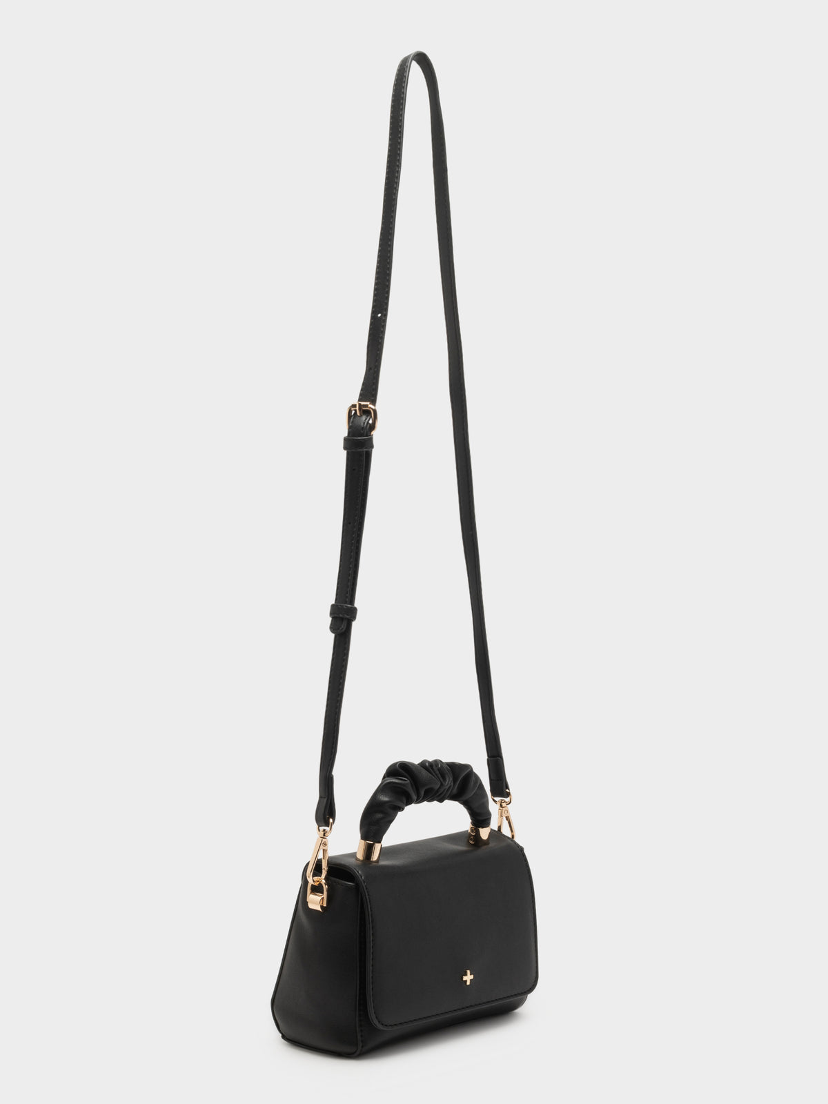 Kendall Gathered Bag in Black