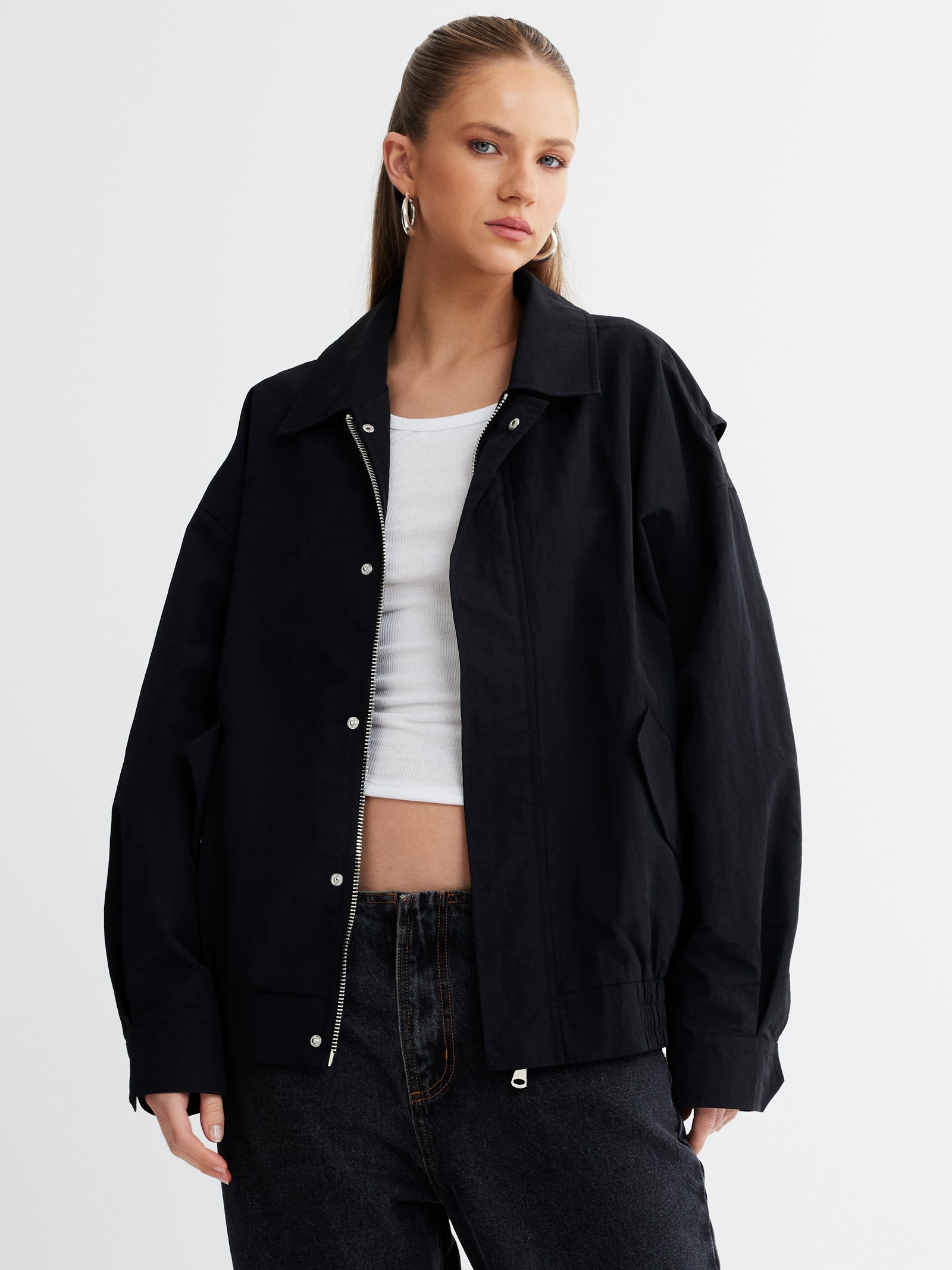 Lioness Kenny Bomber Jacket Onyx | Glue Store